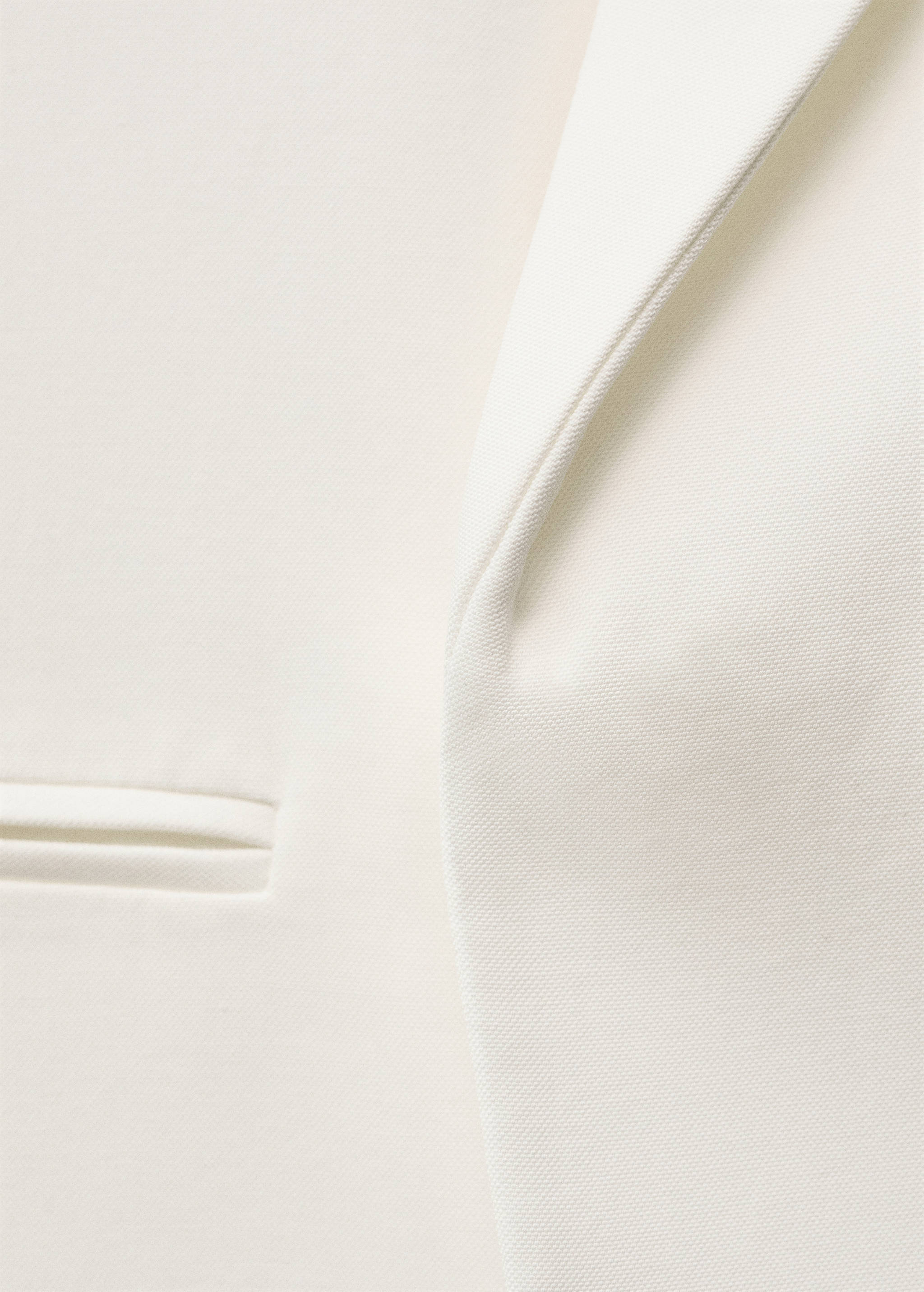 Double-breasted lyocell suit jacket - Details of the article 0
