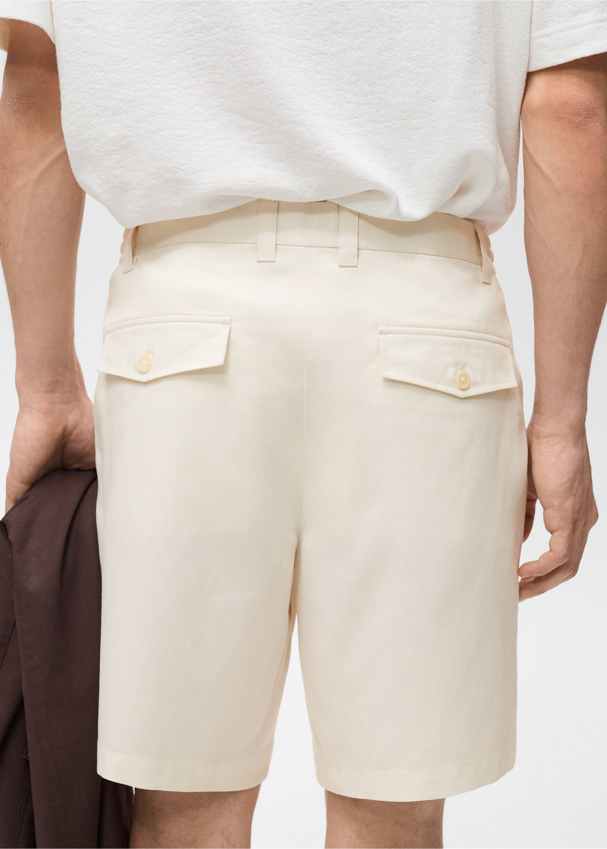 Bermudes fluides rectes - Detall de l'article 6, Cru. Ref: 87057887-00.