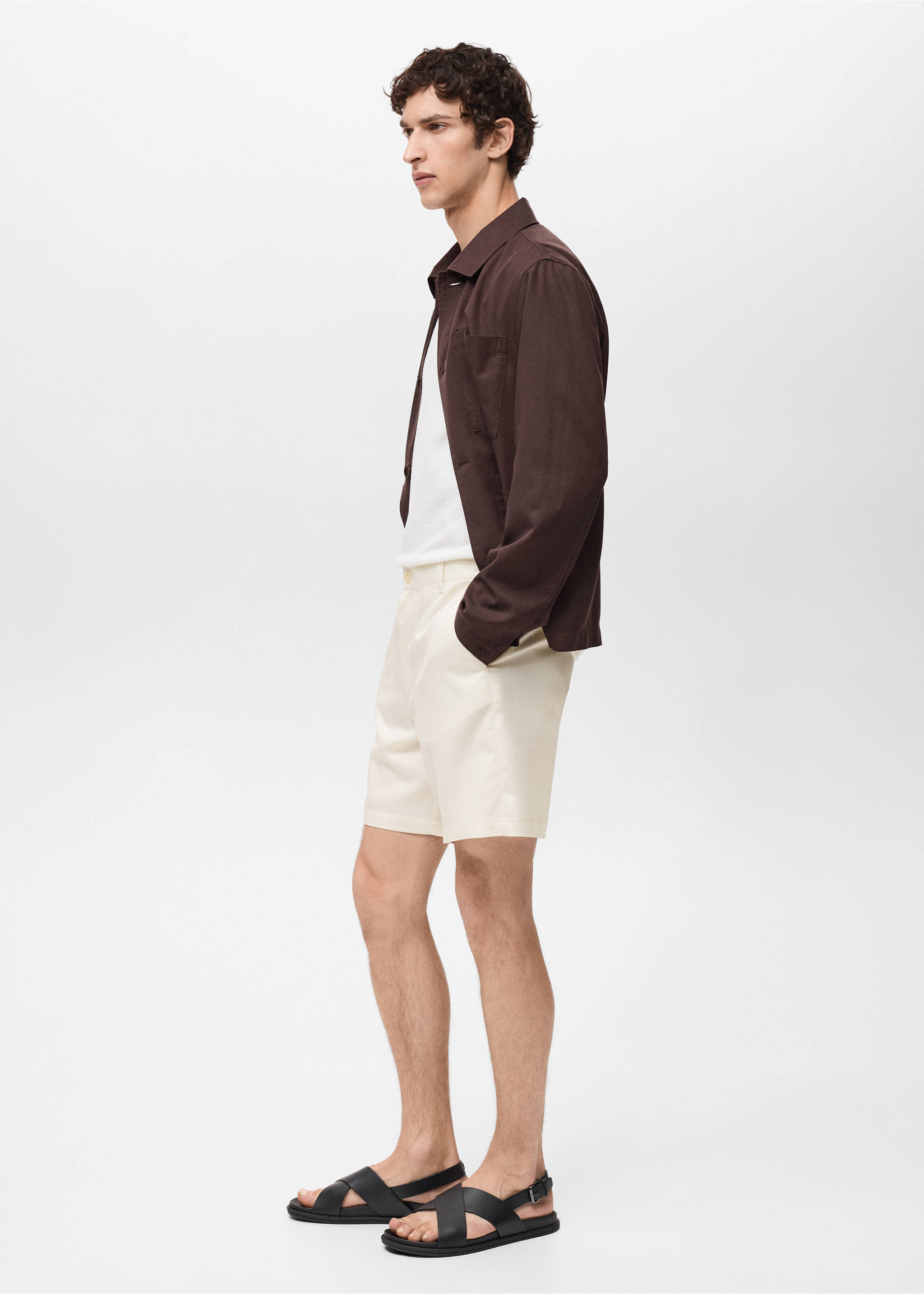 Bermudes fluides rectes - Detall de l'article 2, Cru. Ref: 87057887-00.