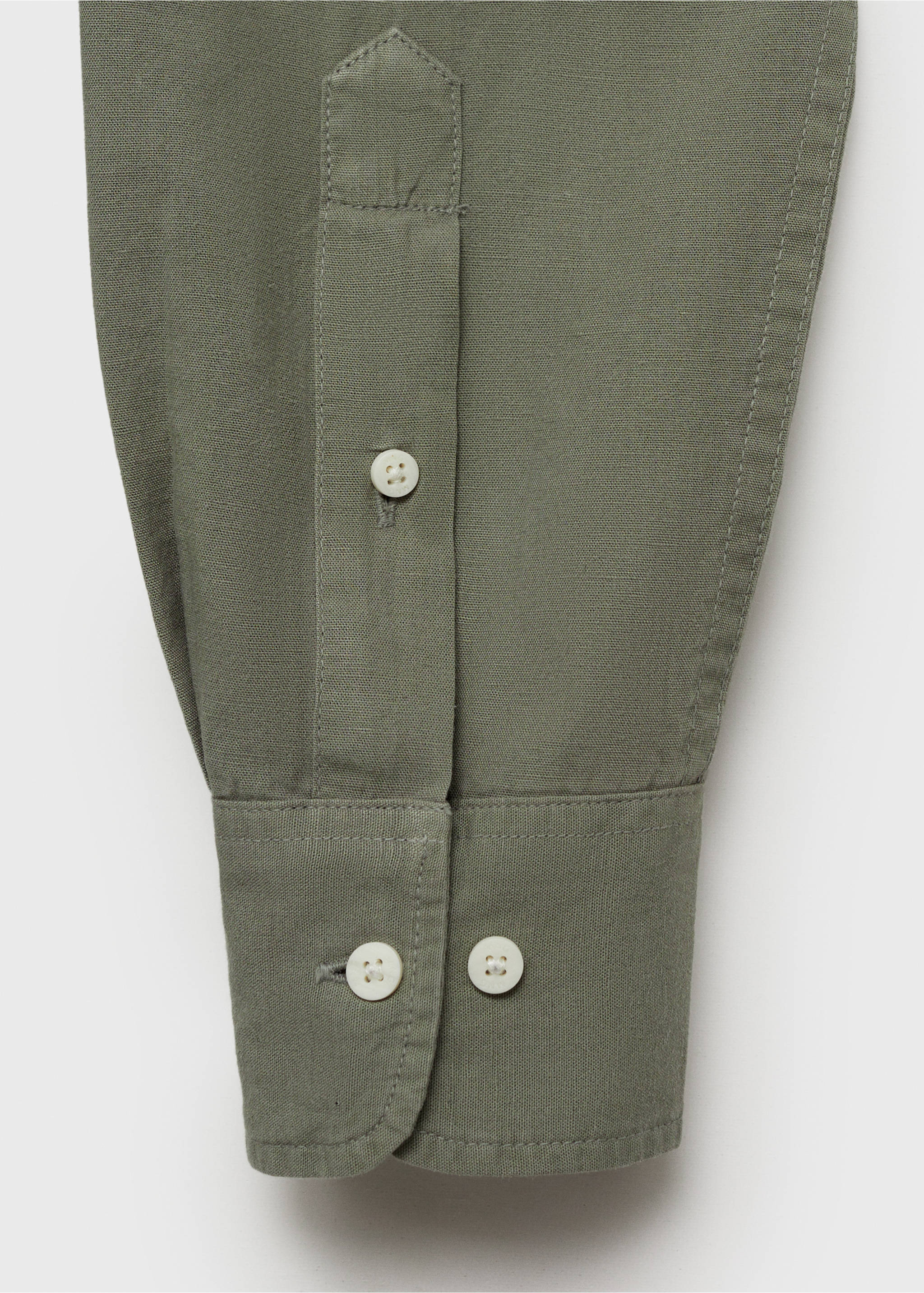 Camisa Òxford lli - Detall de l'article 0, Caqui. Ref: 87057888-00.