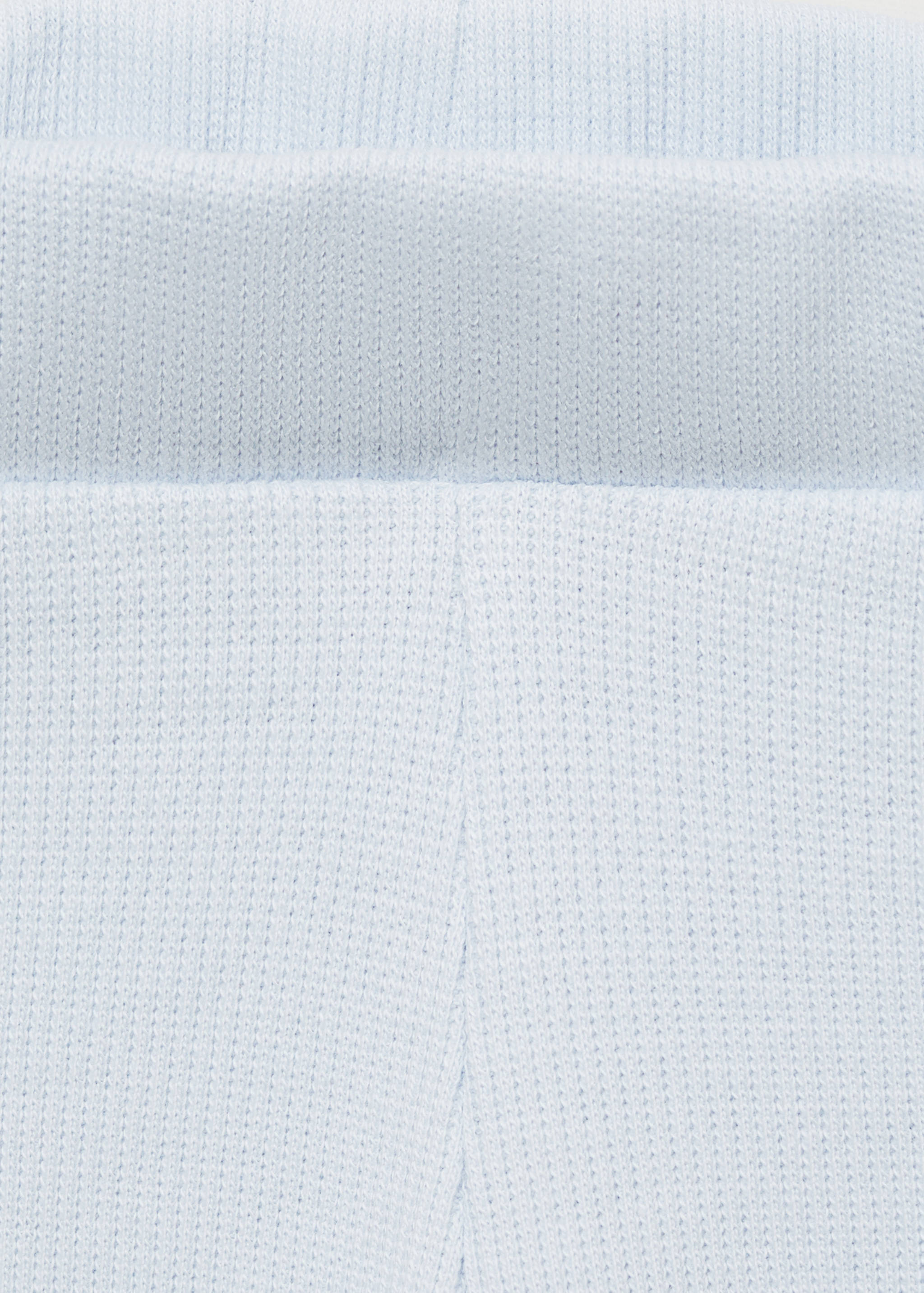 Ribbed short leggings - Details of the article 8