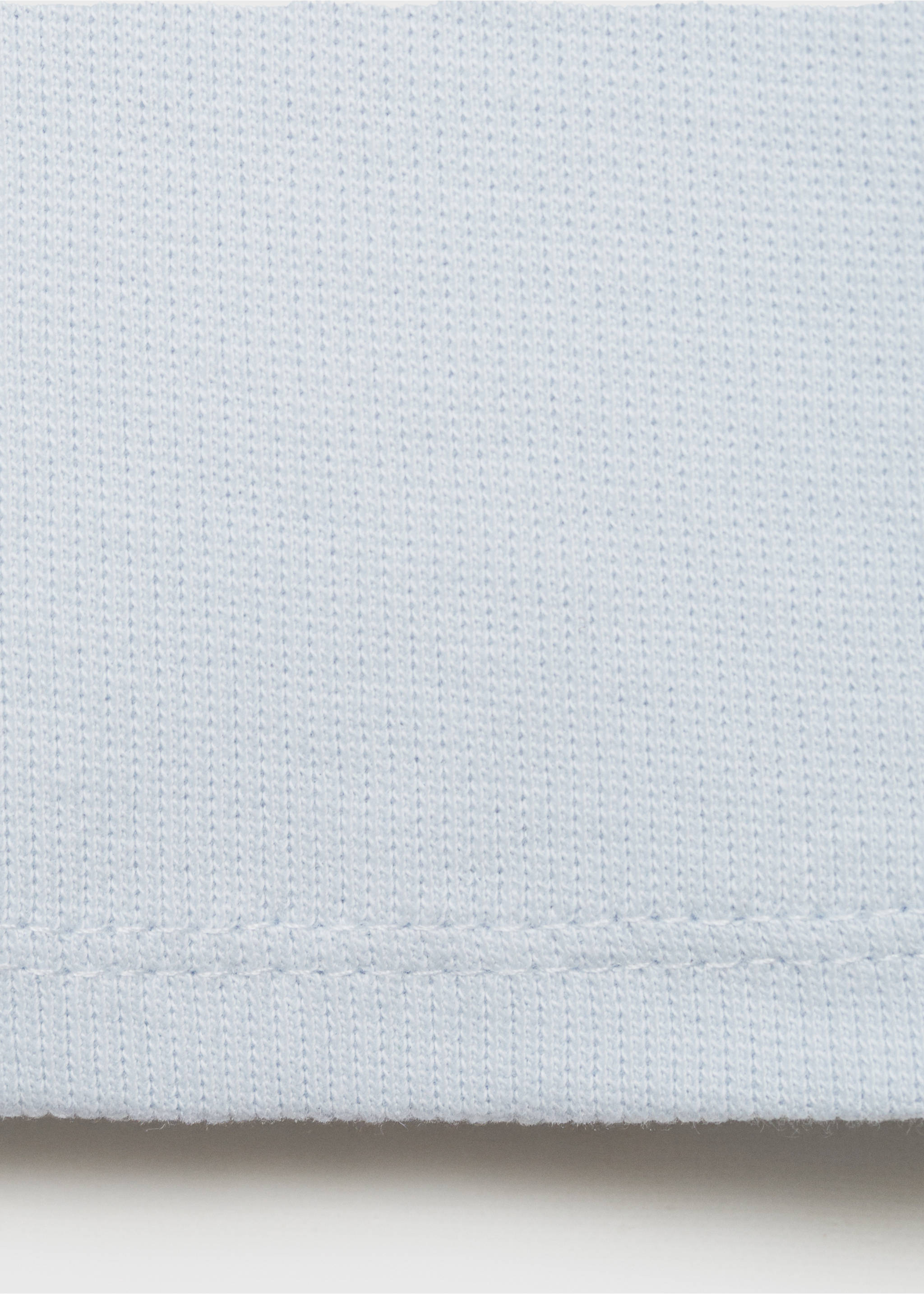 Leggings scurți ripsați - Detaliu al articolului 0, Albastru celest. Ref: 87057890-00.