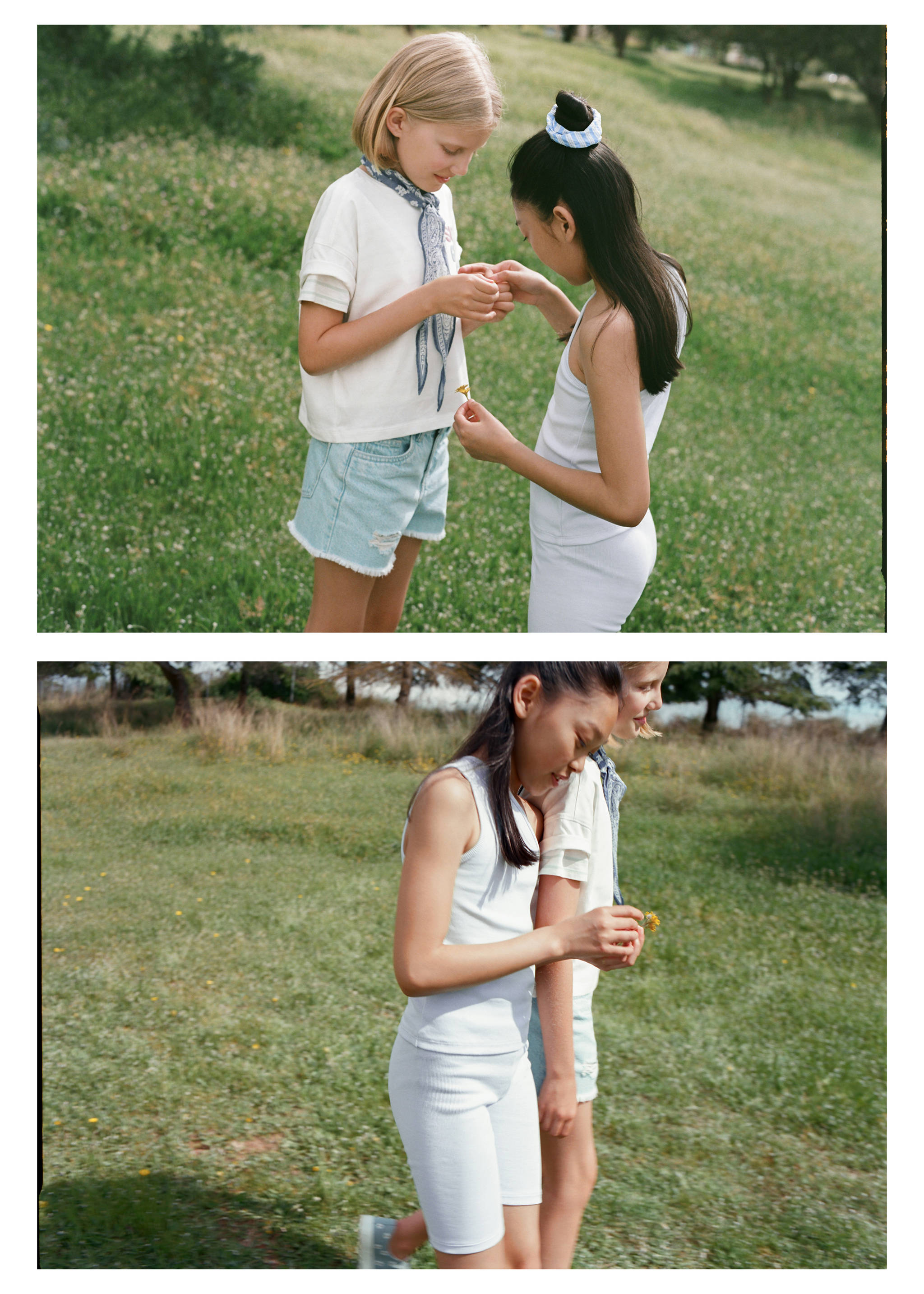 Leggings scurți ripsați - Detaliu al articolului 5, Albastru celest. Ref: 87057890-00.