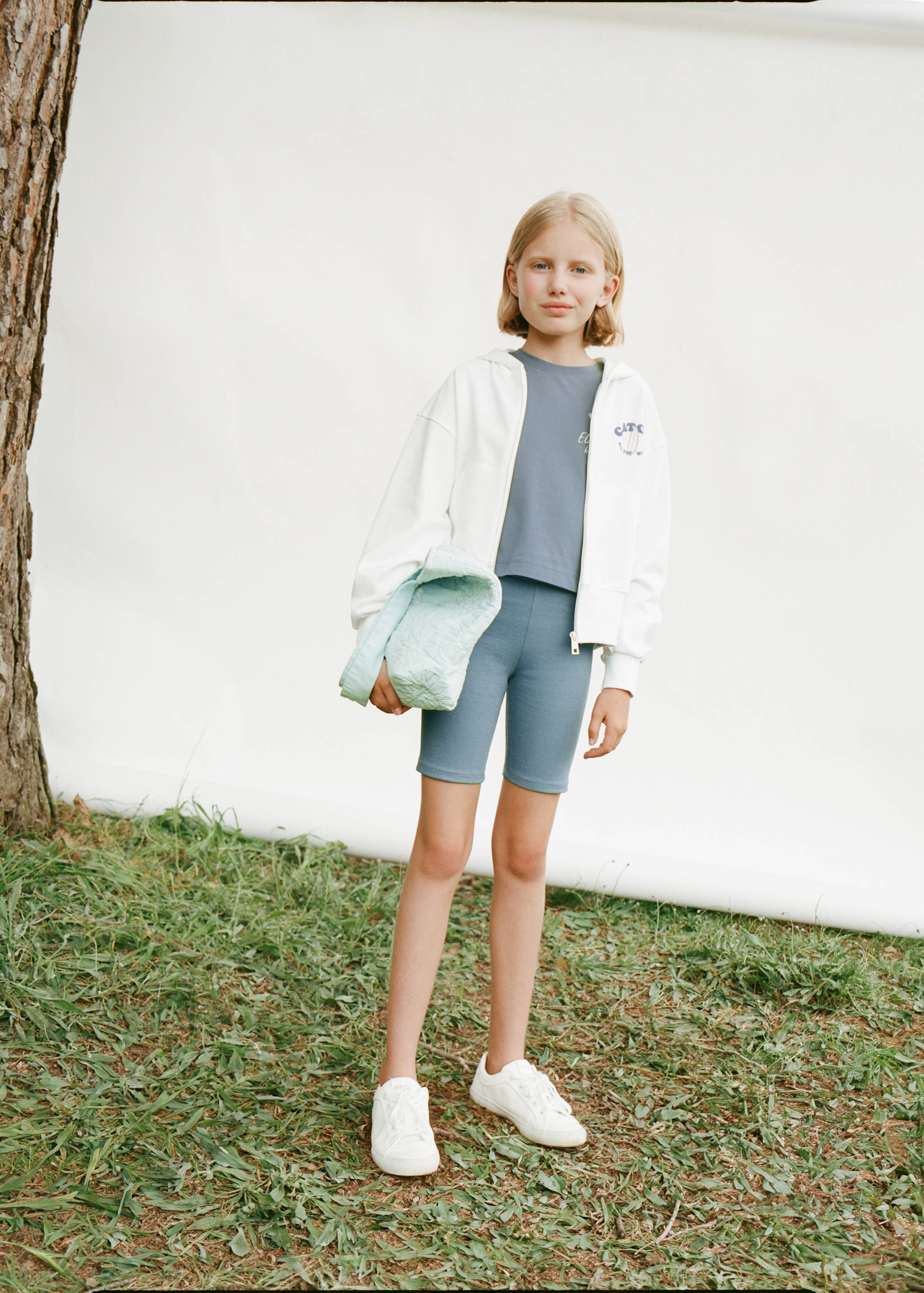 Ribbed short leggings - Details of the article 5