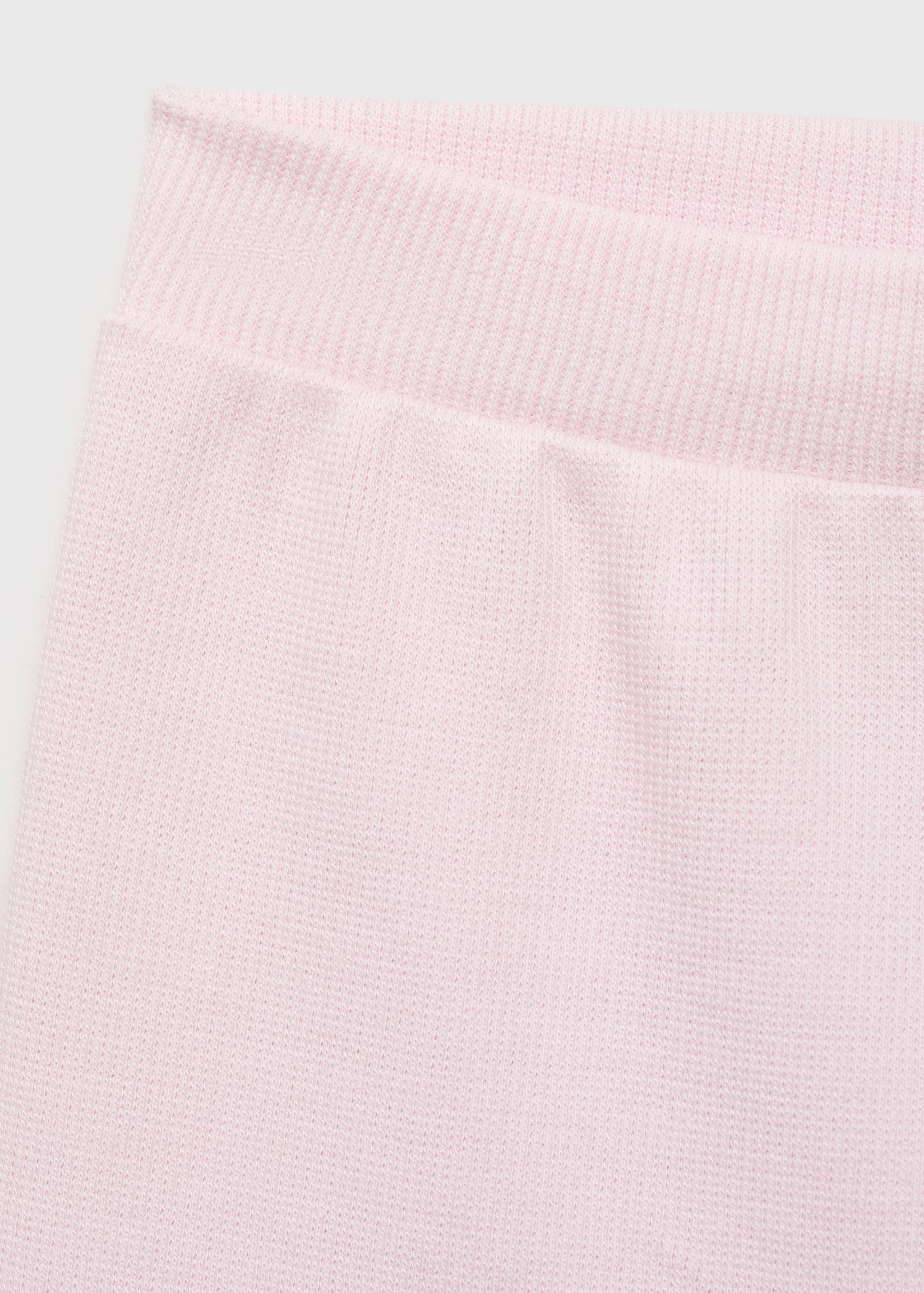 Ribbed short leggings - Details of the article 0