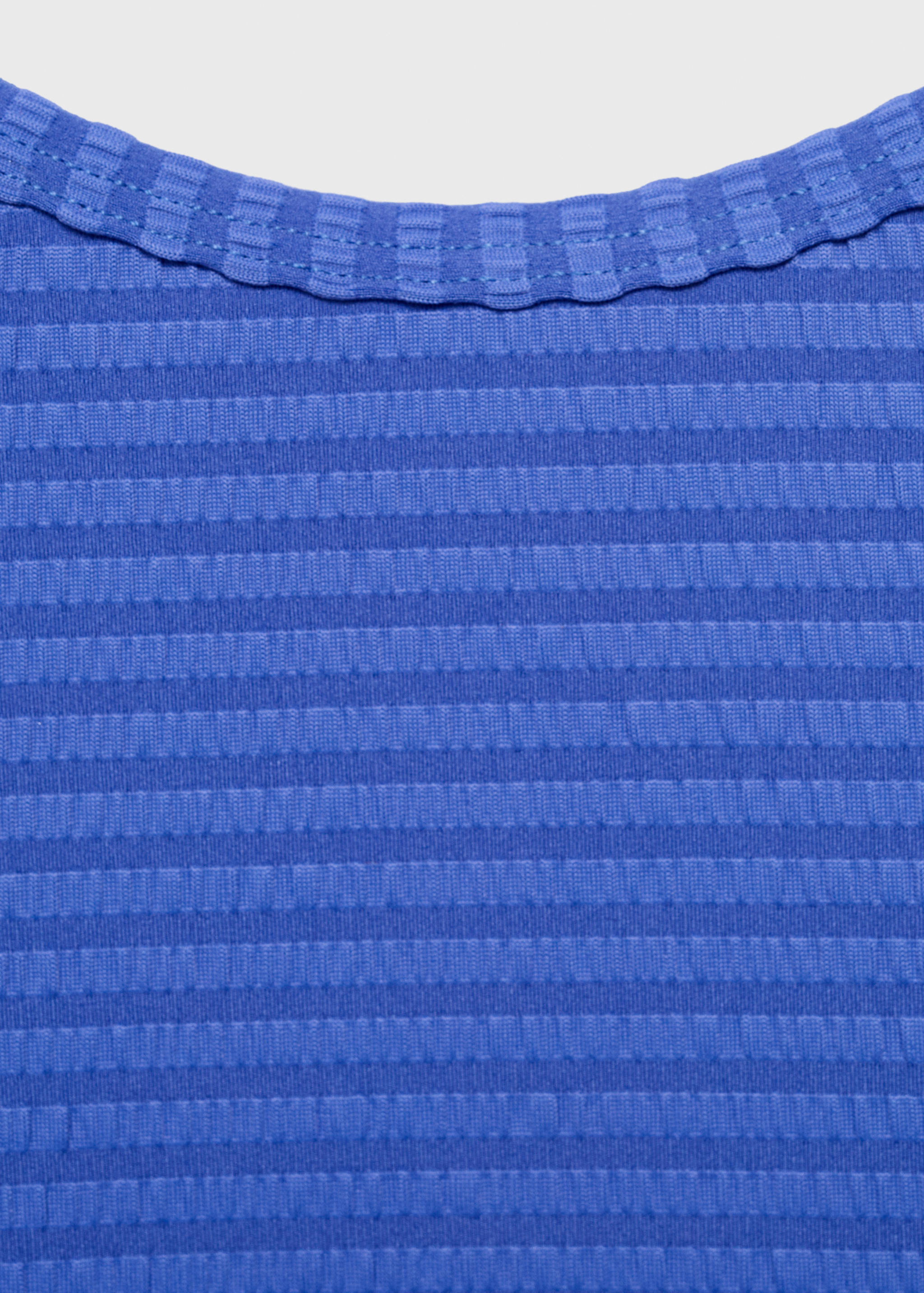 Textured swimsuit - Details of the article 8