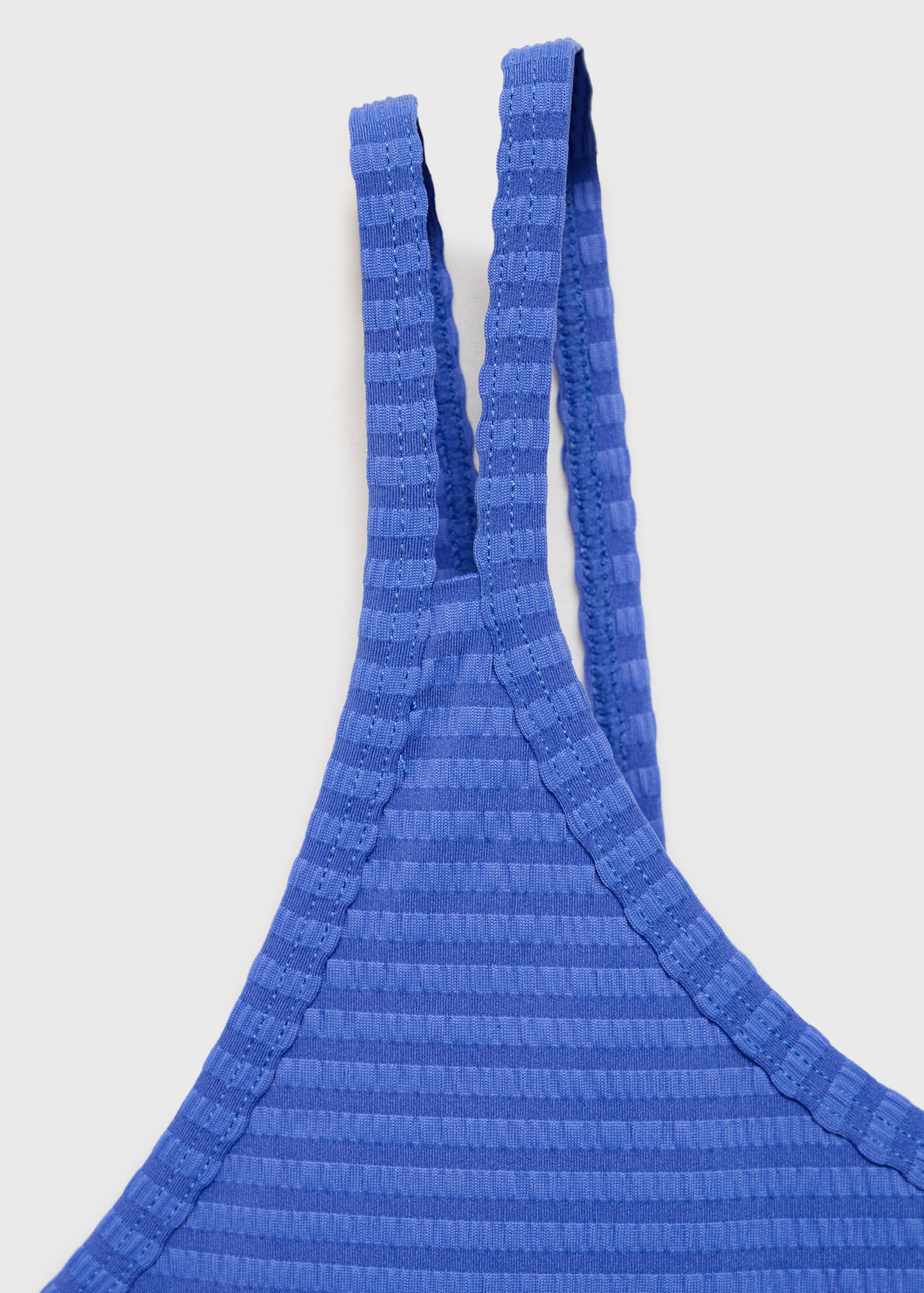 Textured swimsuit - Details of the article 0