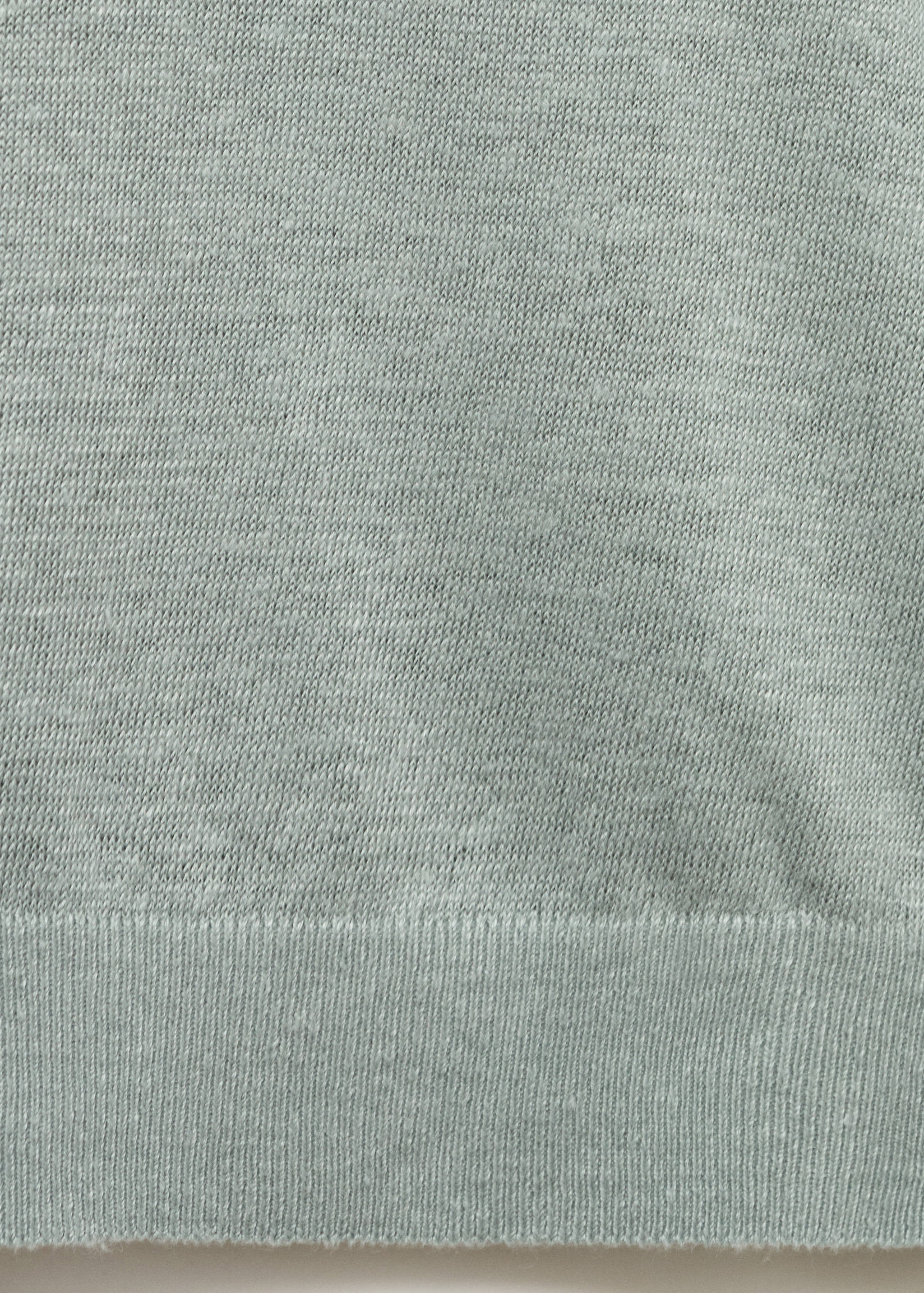 Soepelvallende trui 100% linnen - Detail van het artikel 0