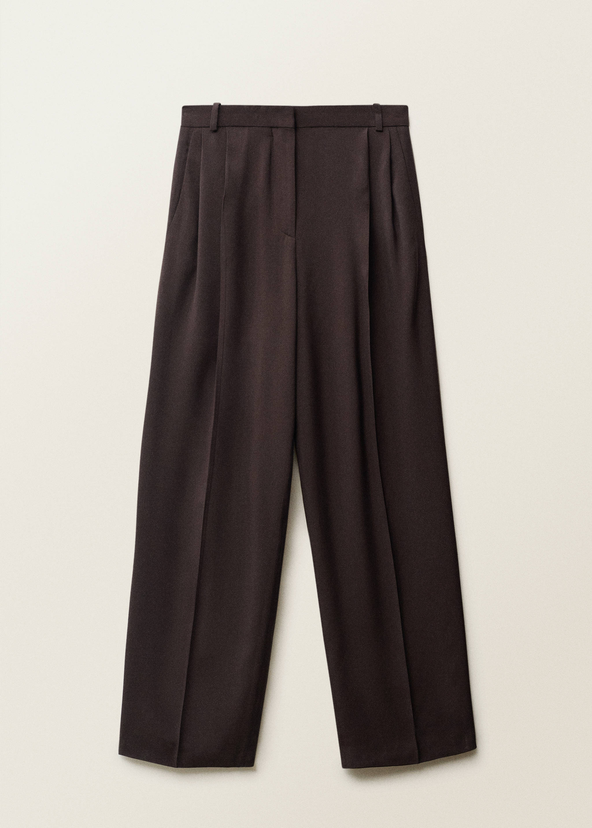 Wide leg pleated trousers - Article without model