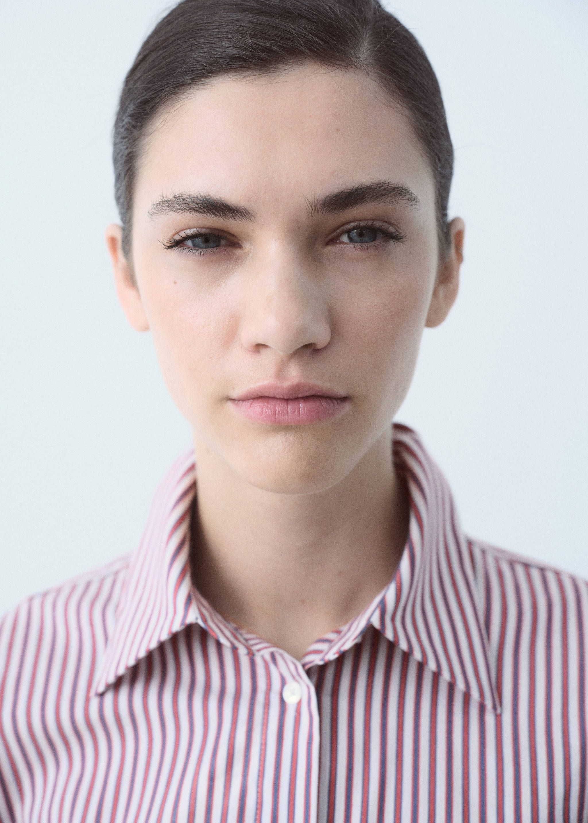 Camisa popelín rayas mensaje bordado - Detalle del artículo 1