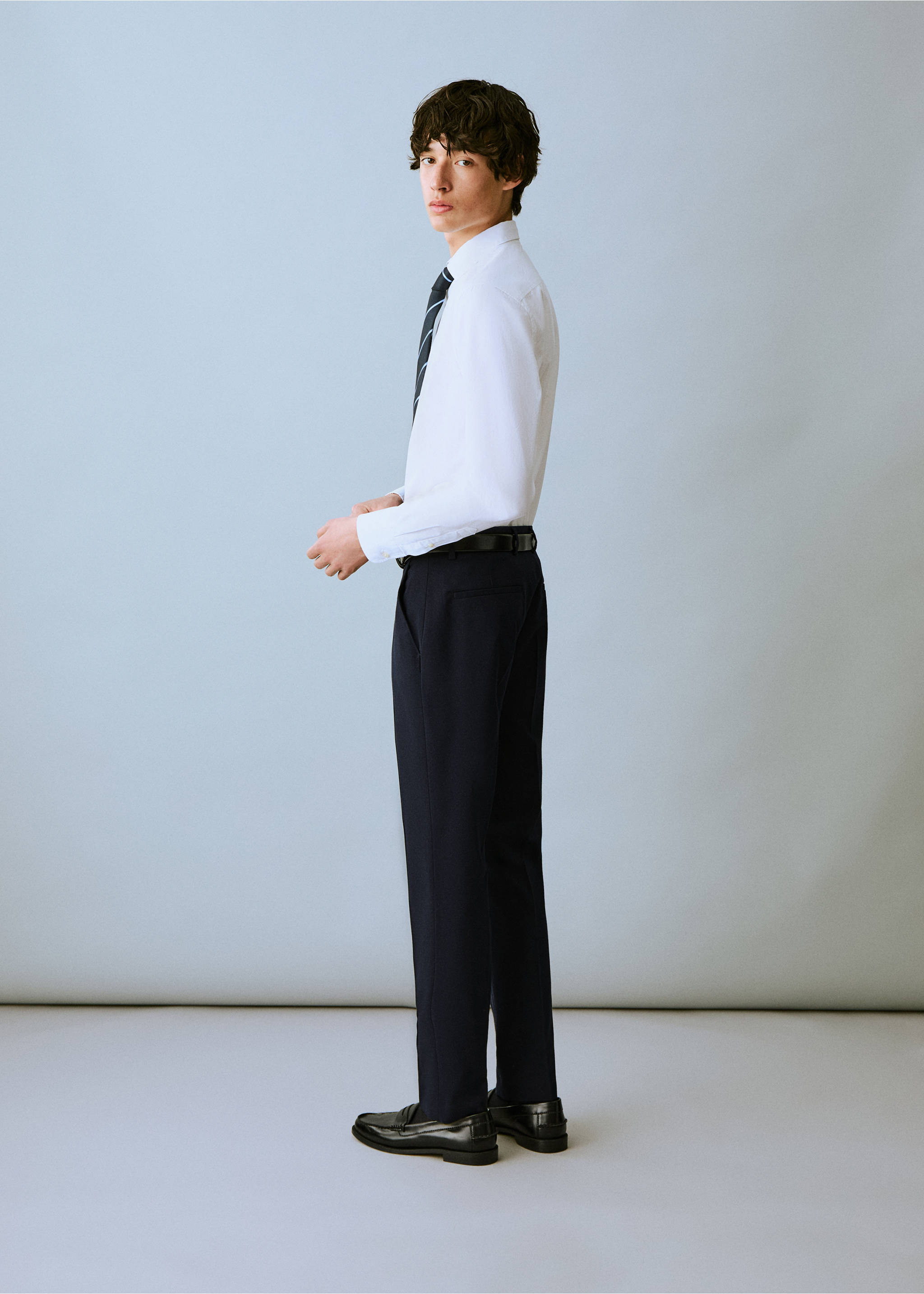Pantalón traje - Reverso del artículo, Azul noche. Ref: 87058260-00.