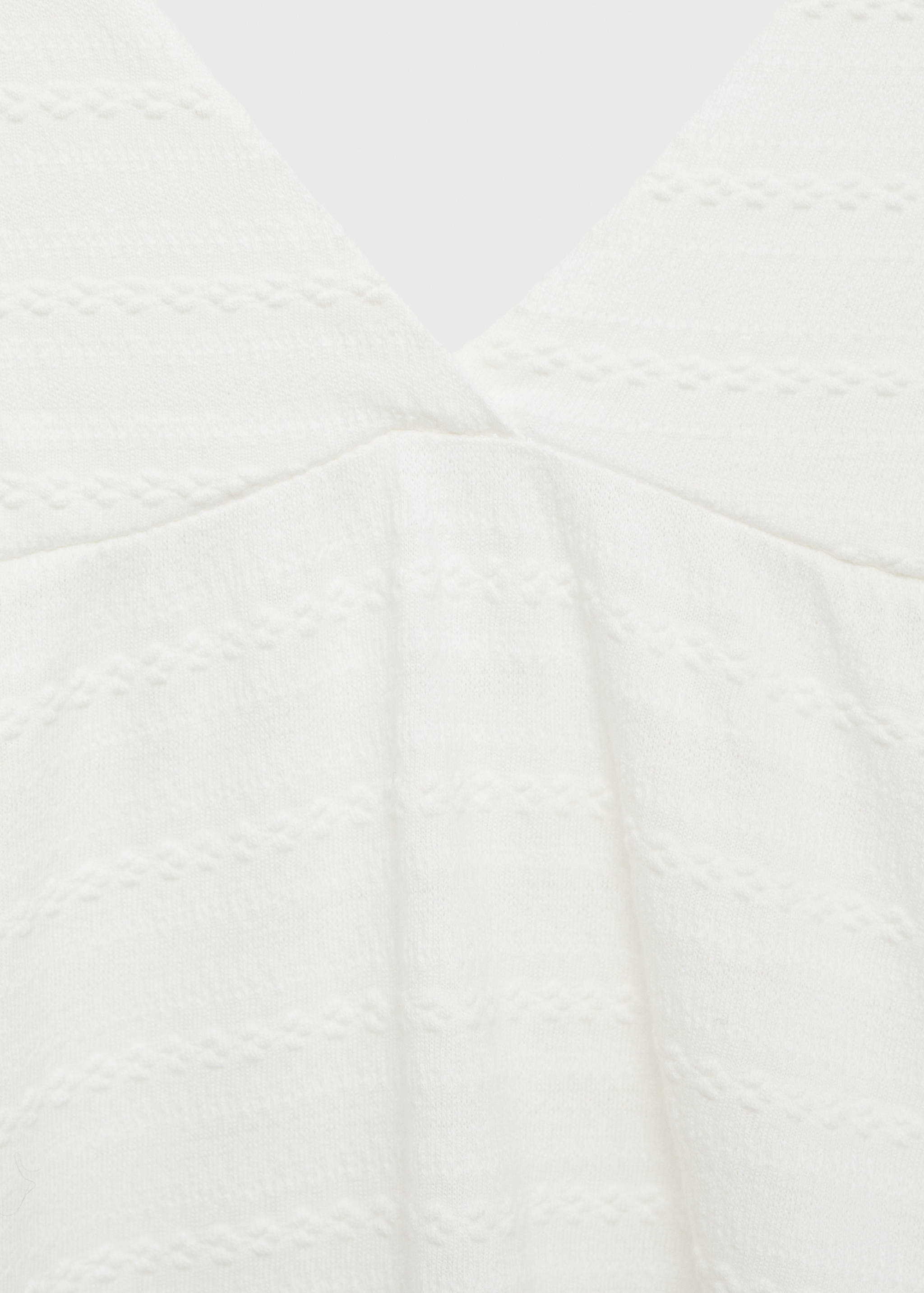 Long textured dress - Details of the article 8