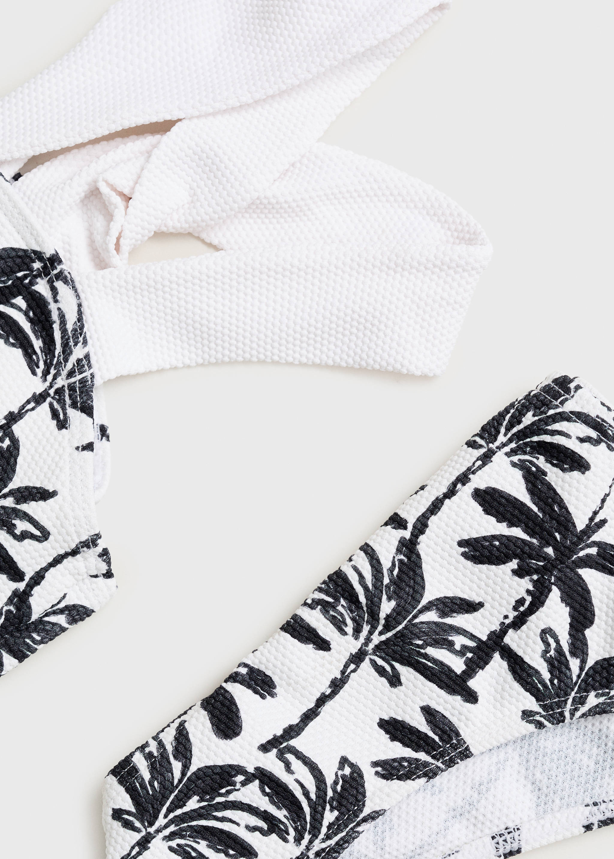 Palm-tree print bikini - Details of the article 0