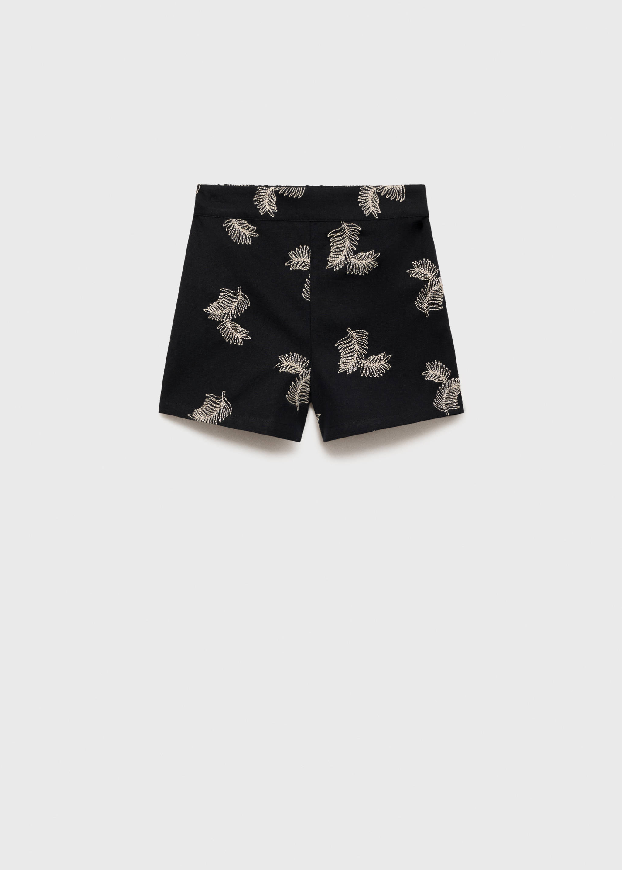 Bestickte Leinen-Shorts - Artikel ohne Model
