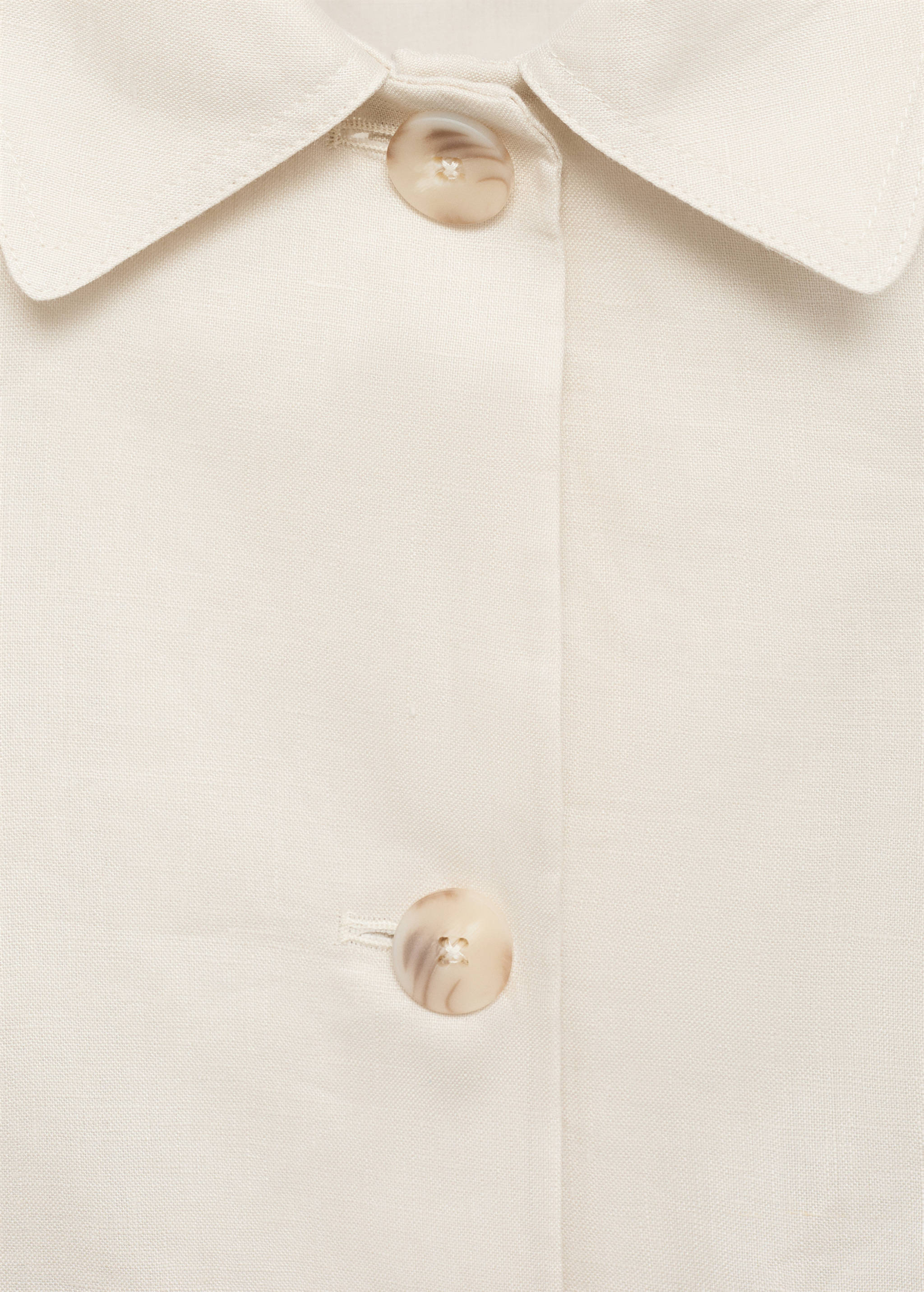 Pocket linen-blend jacket - Details of the article 8