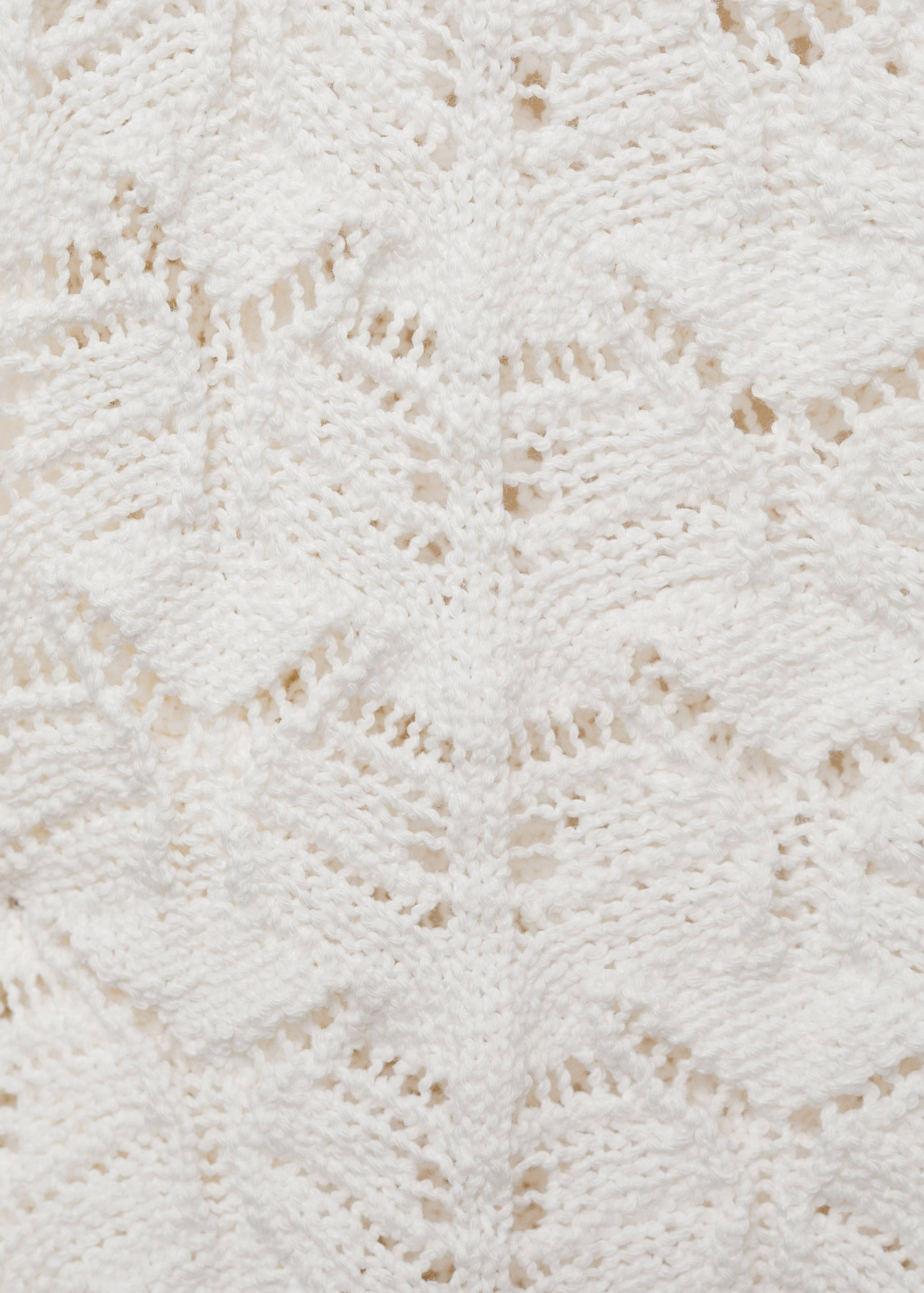 Crochet cardigan with bow closure - Details of the article 0