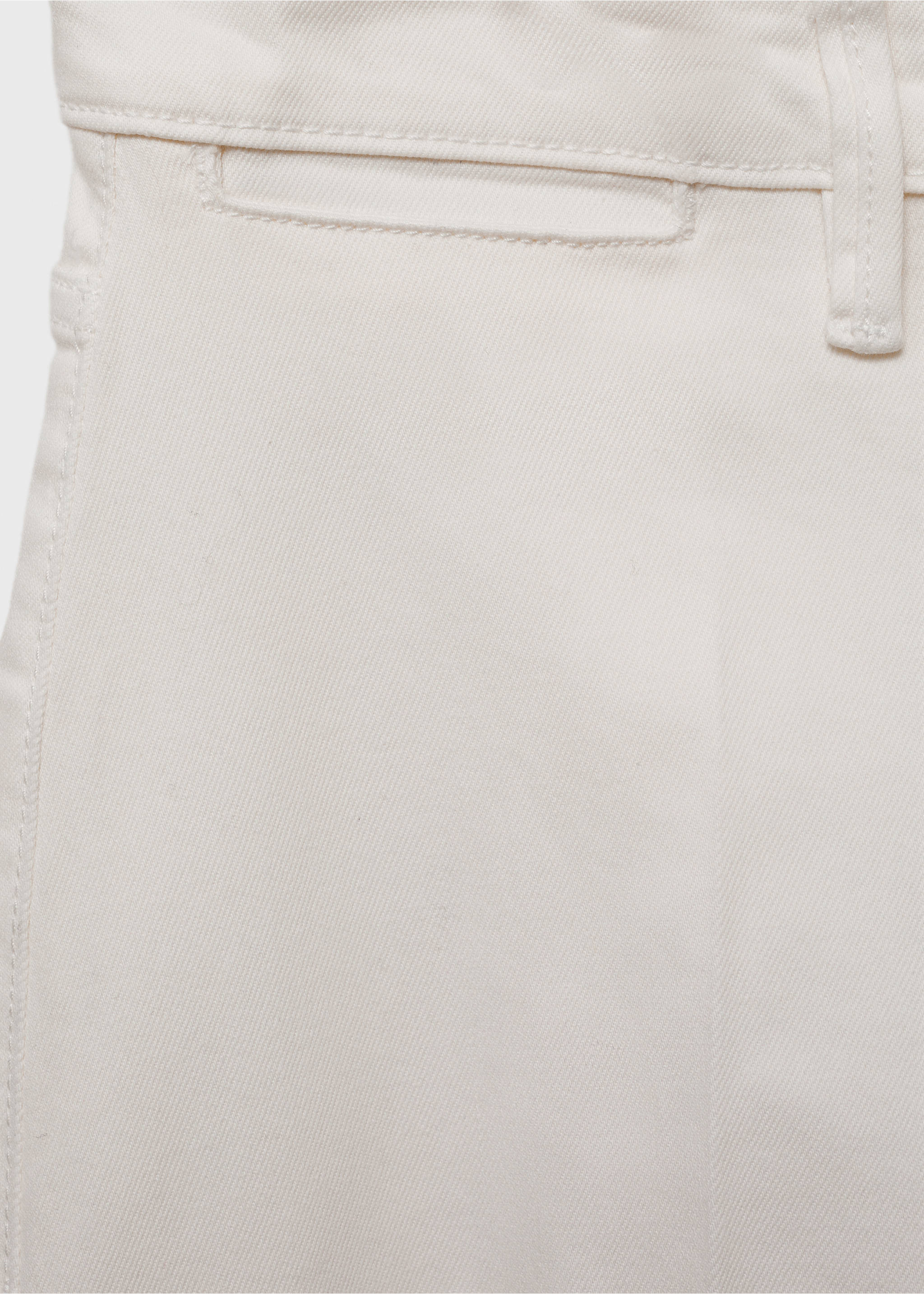 Jeans wide leg tiro alto - Detalle del artículo 8, Blanco. Ref: 87058645-00.