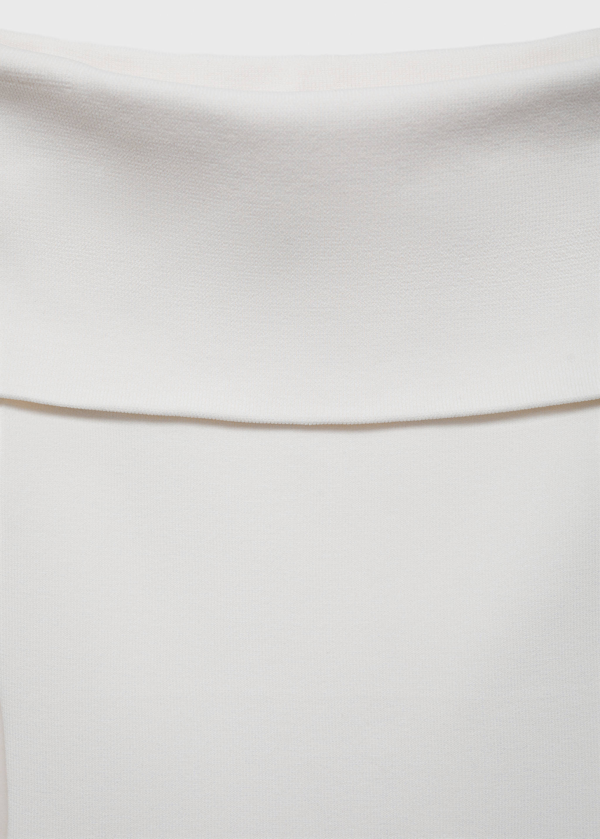 Strapless knitted top - Details of the article 0