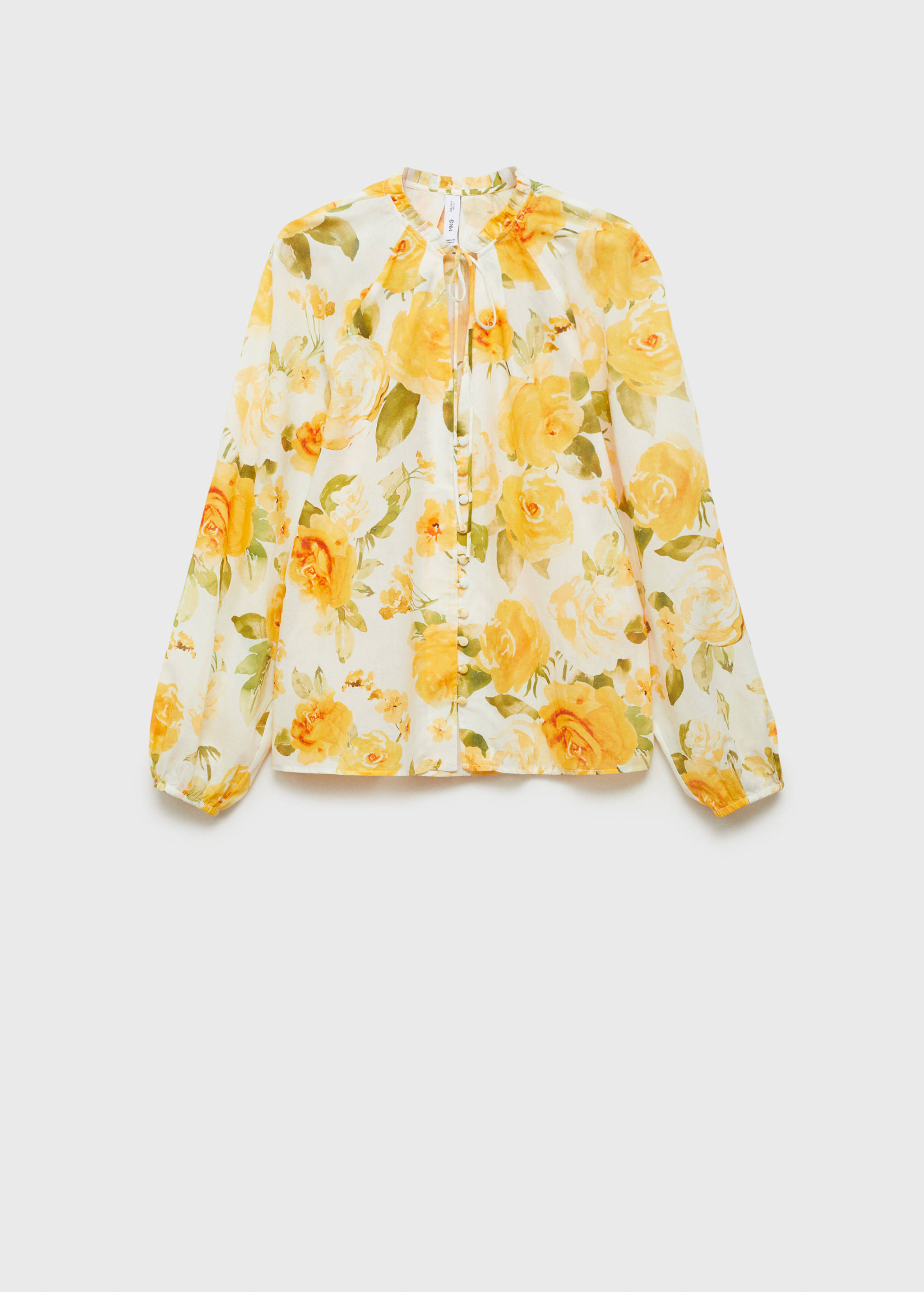 Floral cotton blouse - Article without model