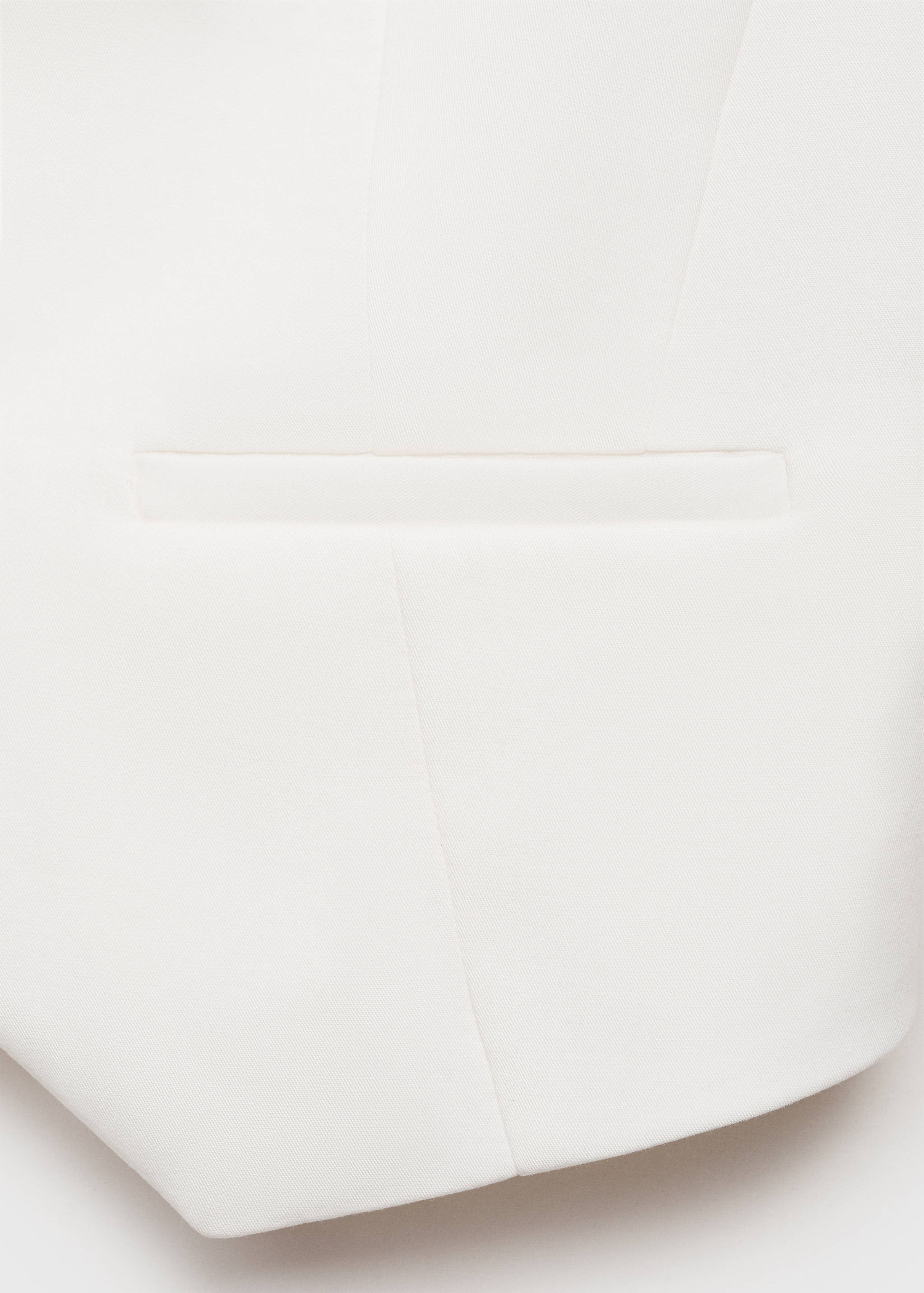 Rett dressvest i lyocell - Artikkeldetalj 0