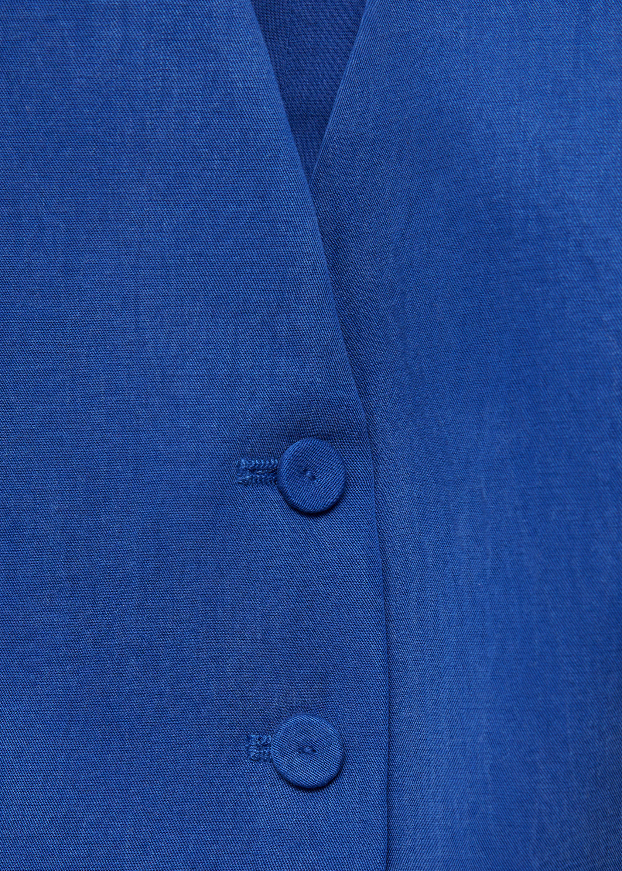 Straight lyocell suit waistcoat - Details of the article 8