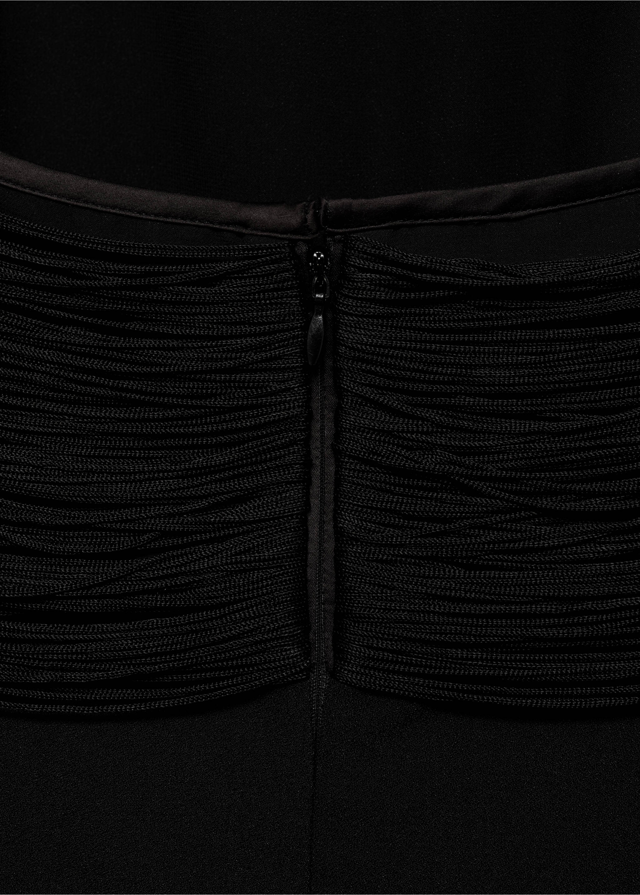 Halter neck jumpsuit - Details of the article 0, Black. Ref: 87059066-00.