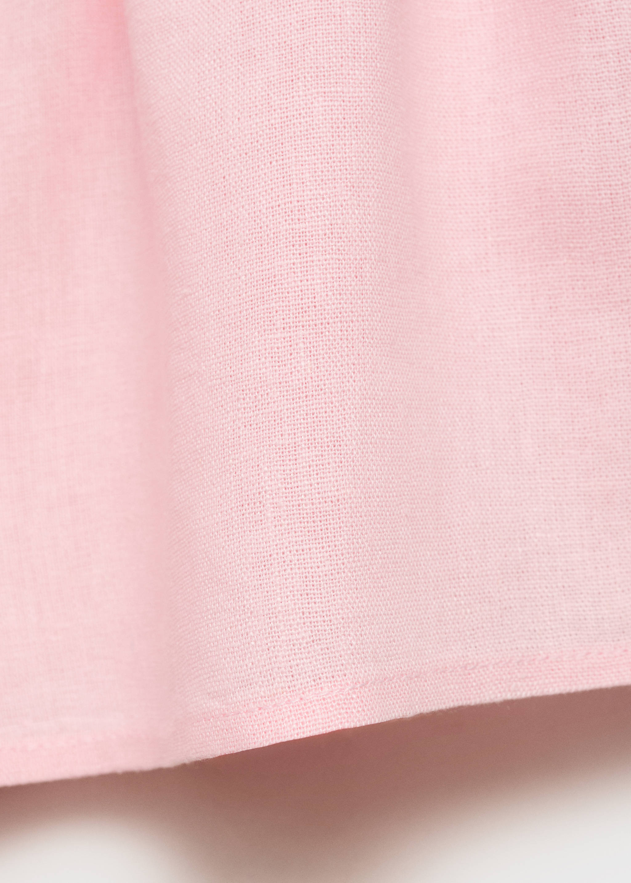 Linnen shorts met gedrapeerde taille - Detail van het artikel 8