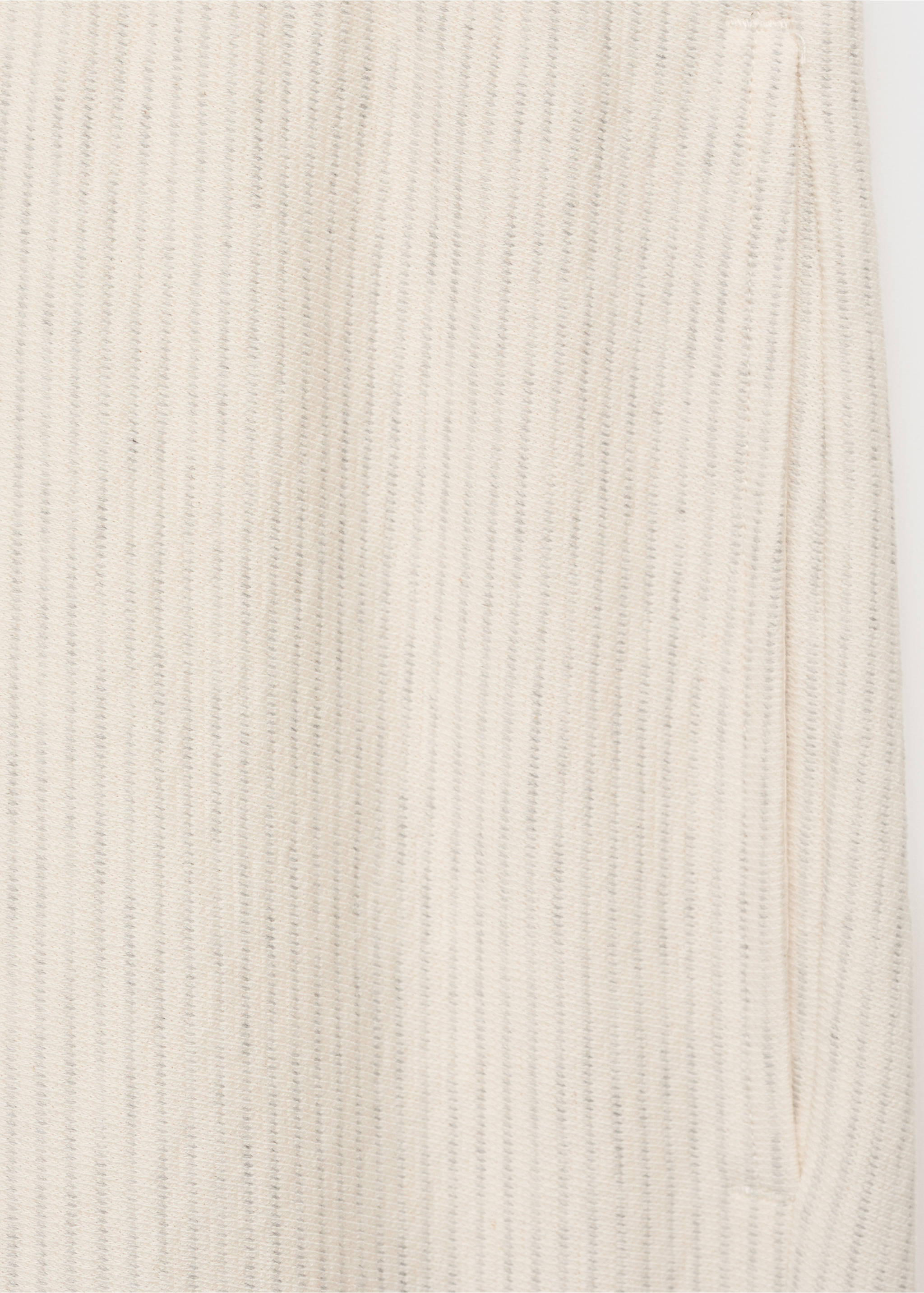 Prugaste pamučne bermude - Detalji artikla 0, Boja bjelokosti. Ref: 87059218-00.