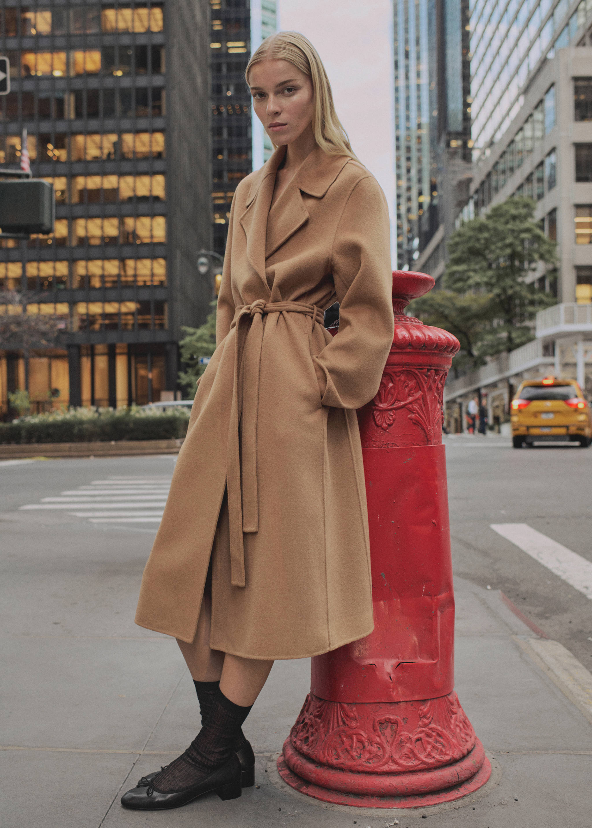 Ballerines talon cuir nœud - Plan général