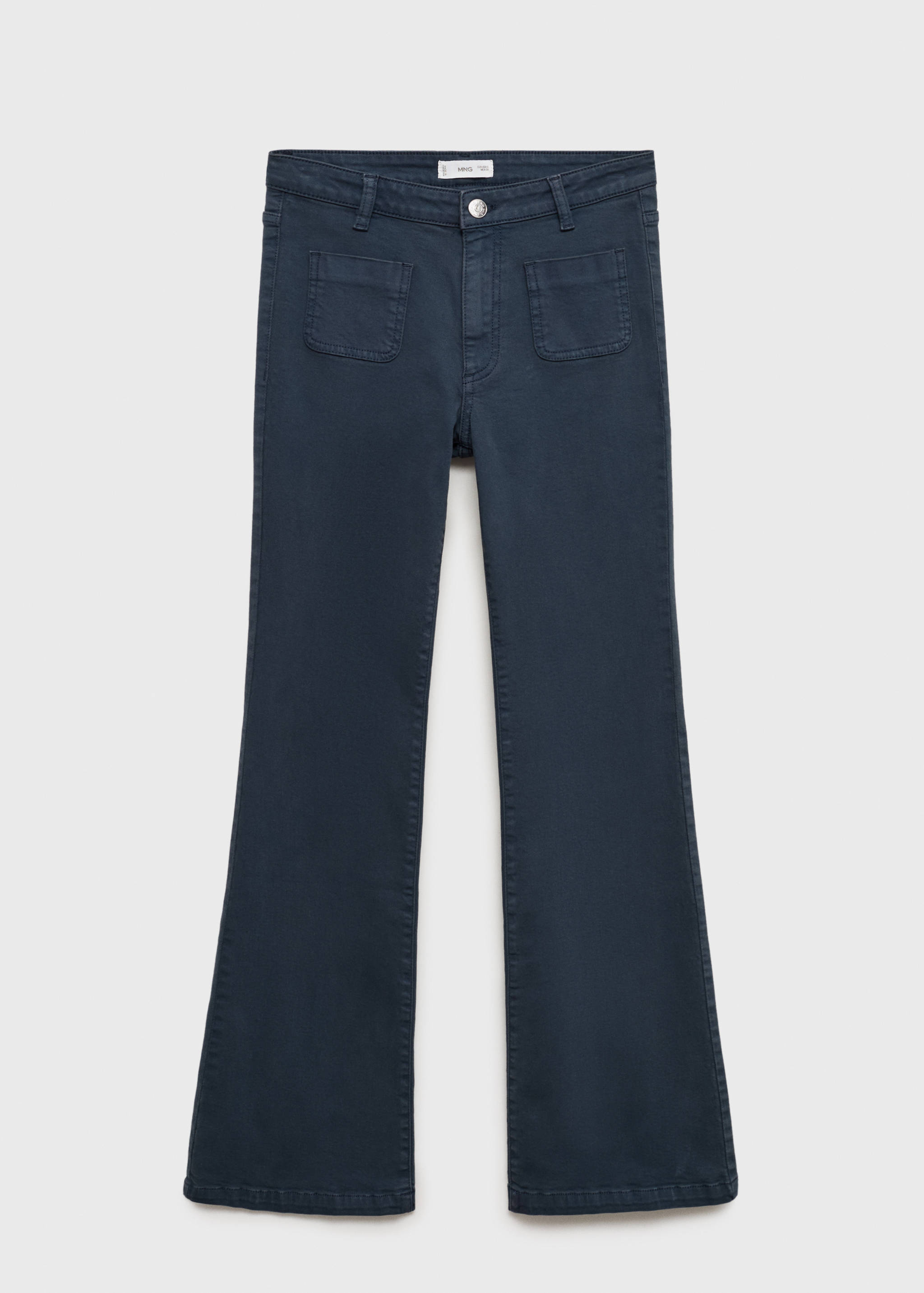 Flared jeans met zakken - Artikel zonder model