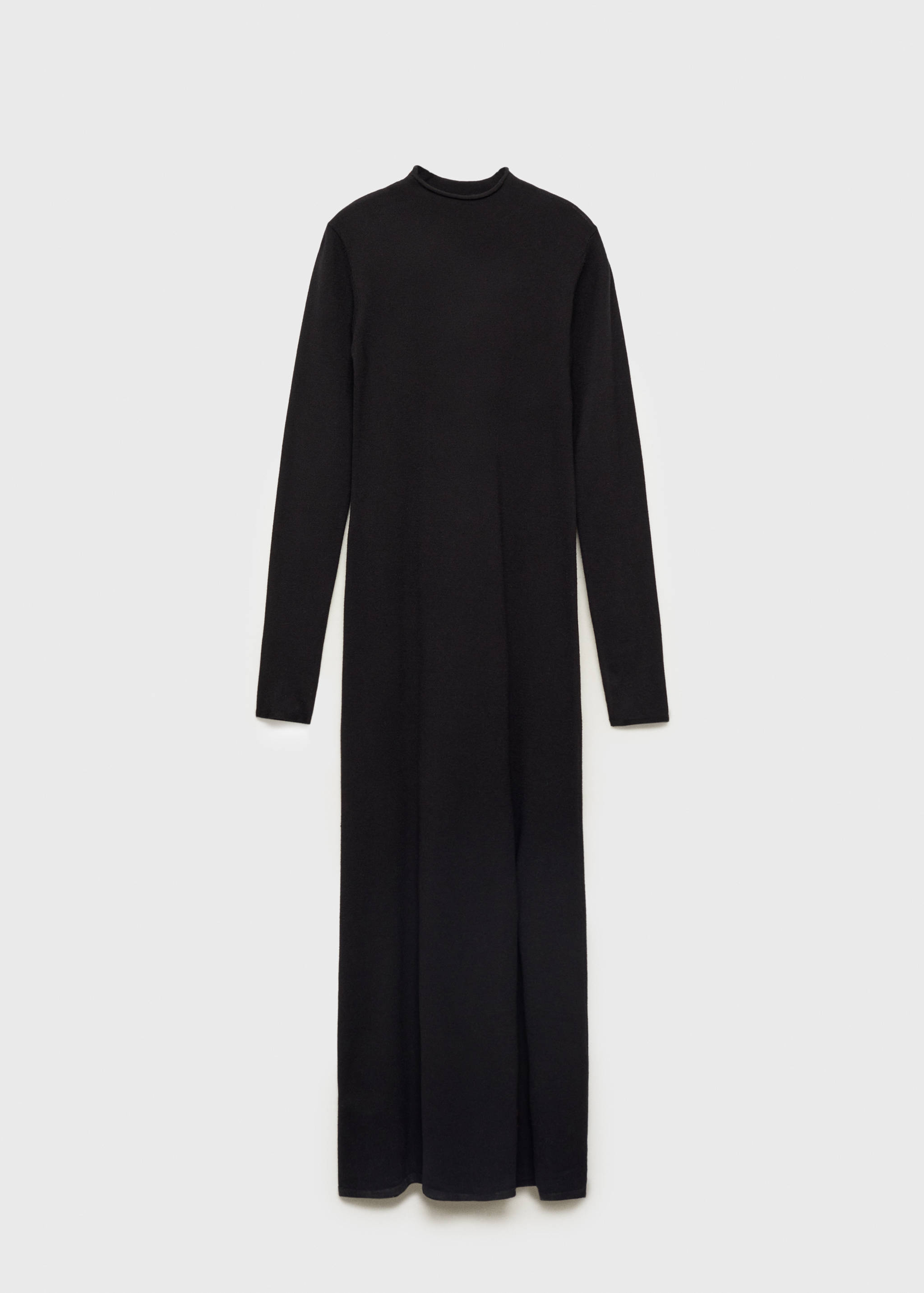 Side slit knit dress - Article without model