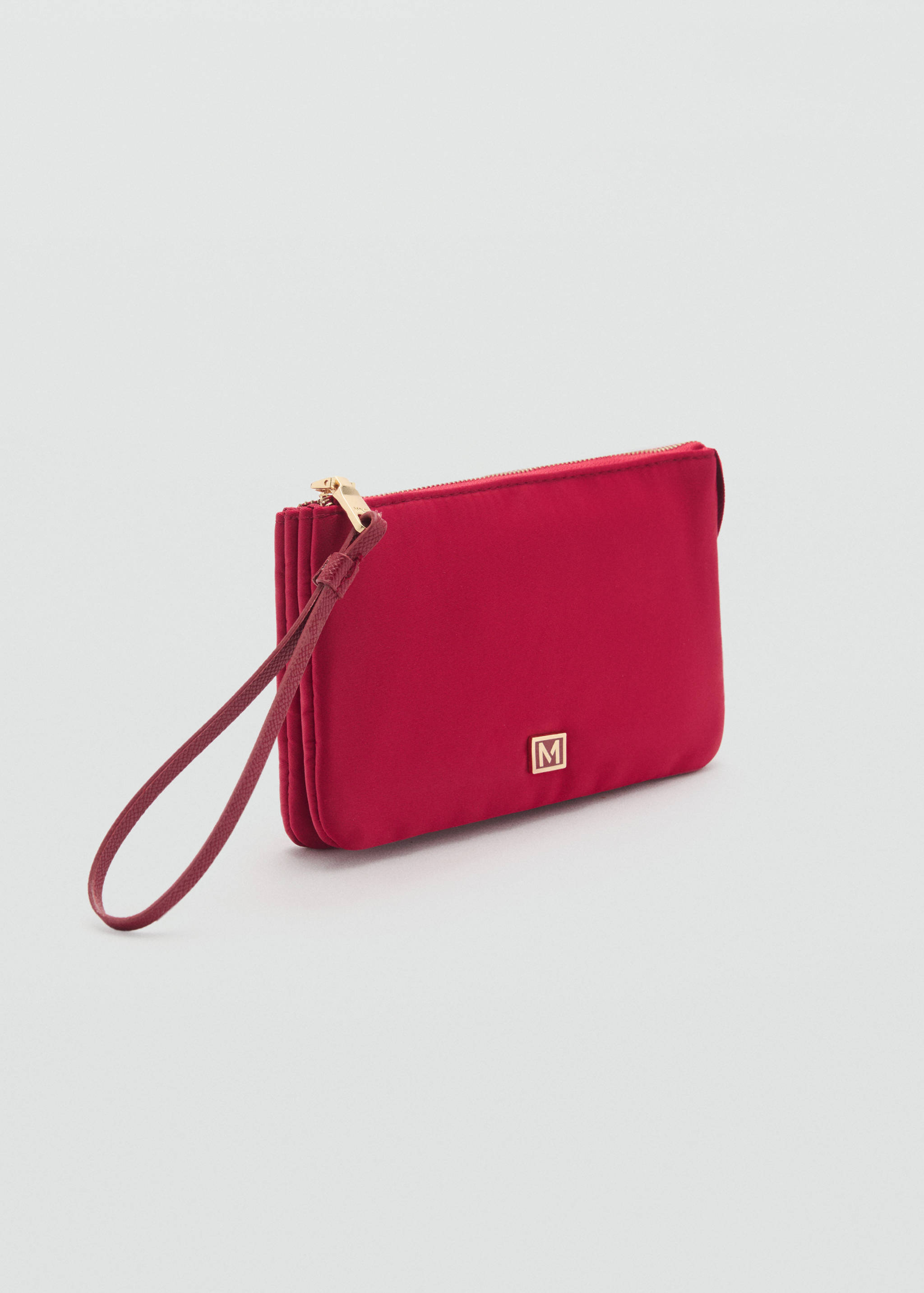 Nylon purse with zip - Medium plane