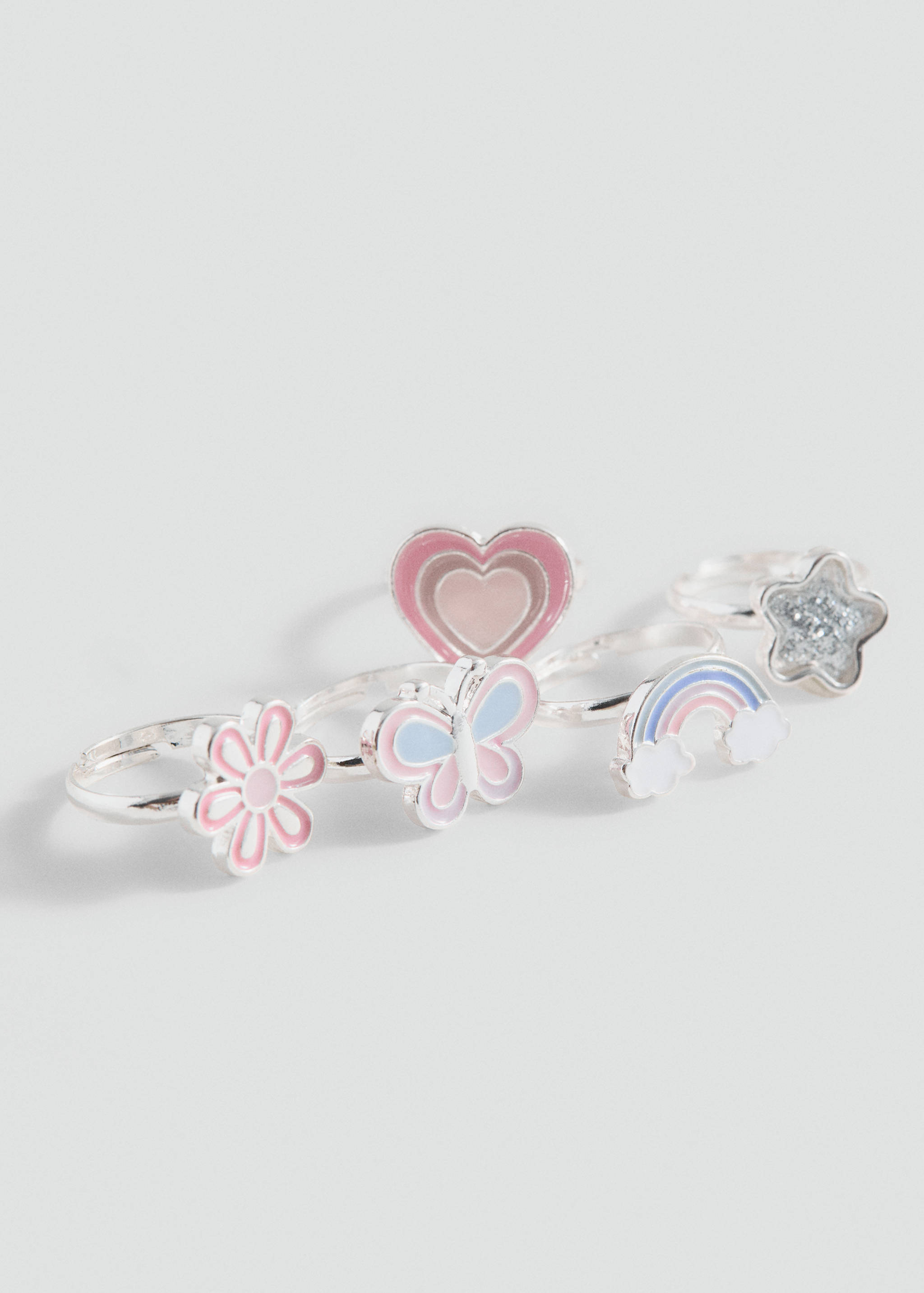 5er-Pack Kombi-Ringe - Detail des Artikels 1