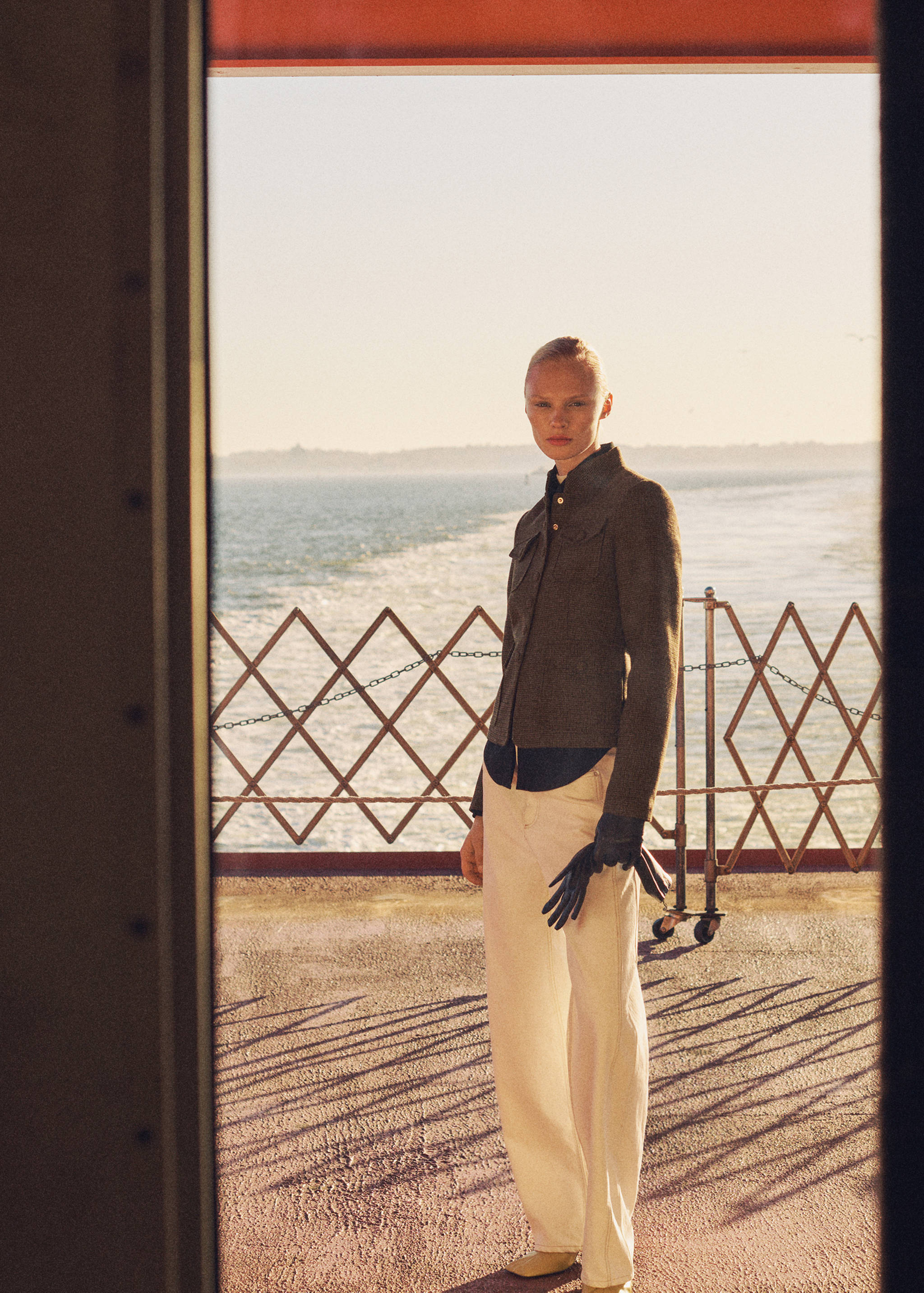 Micro-houndstooth wool jacket - Details of the article 6