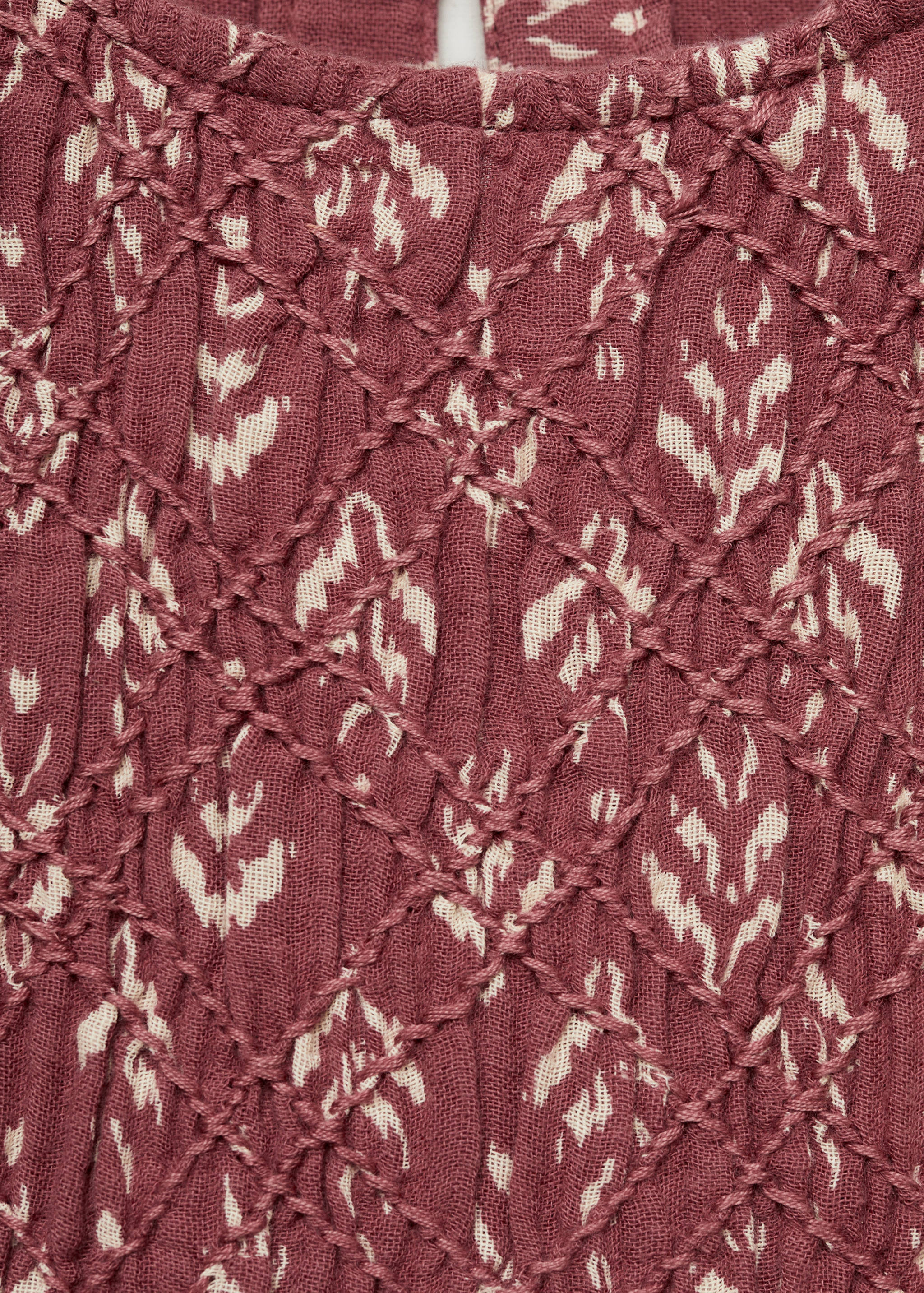 Ruffled printed dress - Details of the article 8