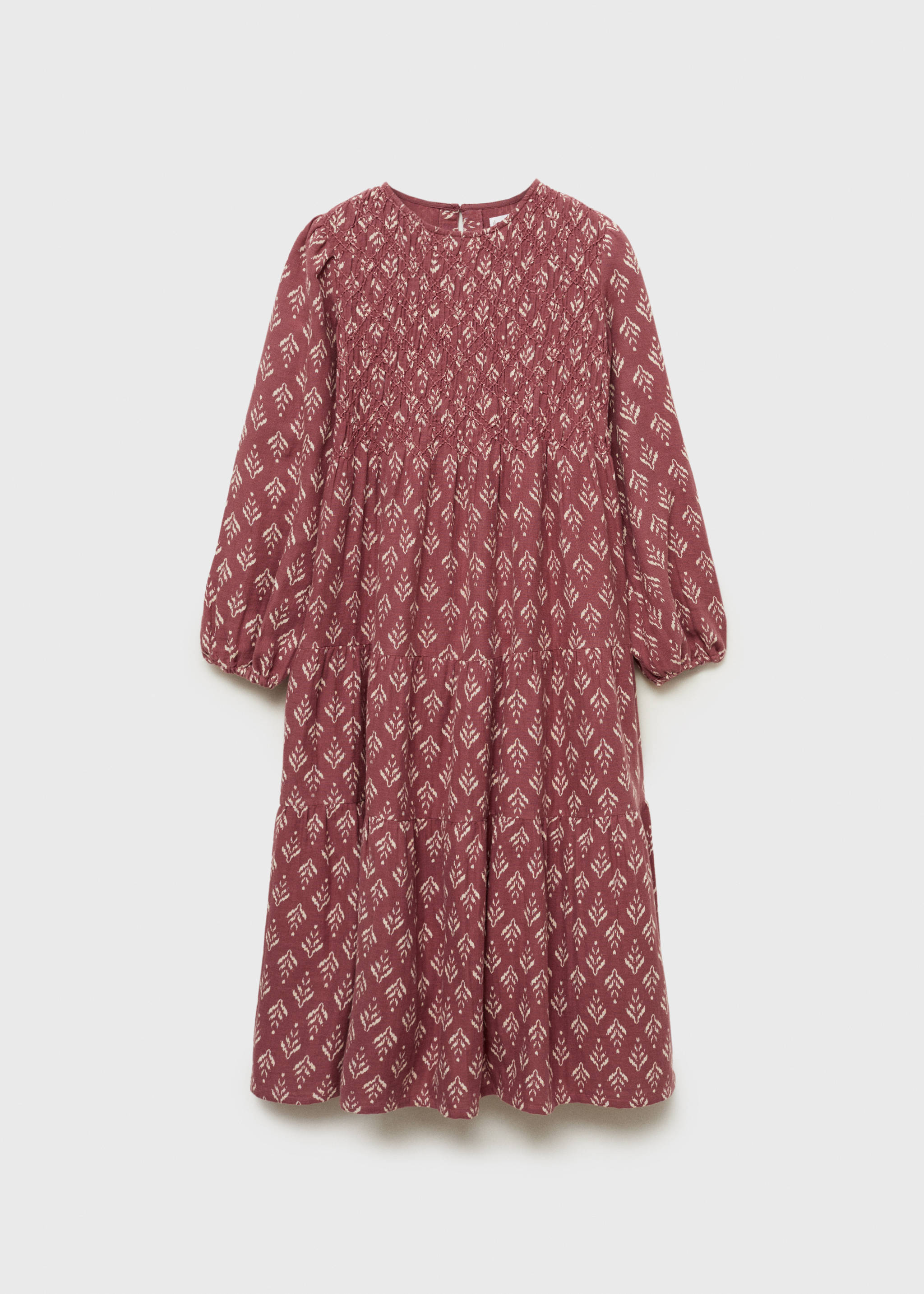 Ruffled printed dress - Article without model