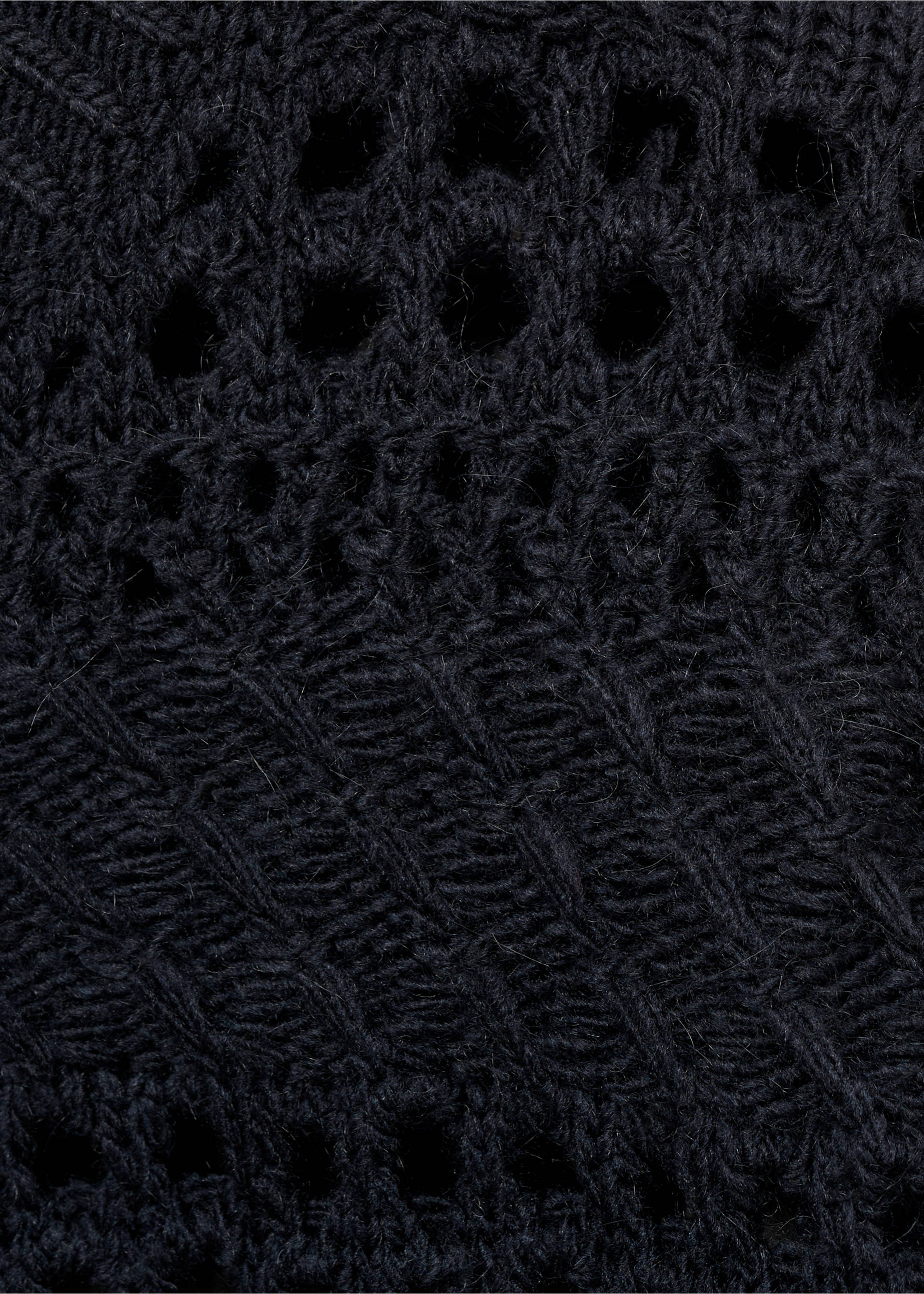 Jersei punt calat - Detall de l'article 8, Blau marí fosc. Ref: 87060452-00.