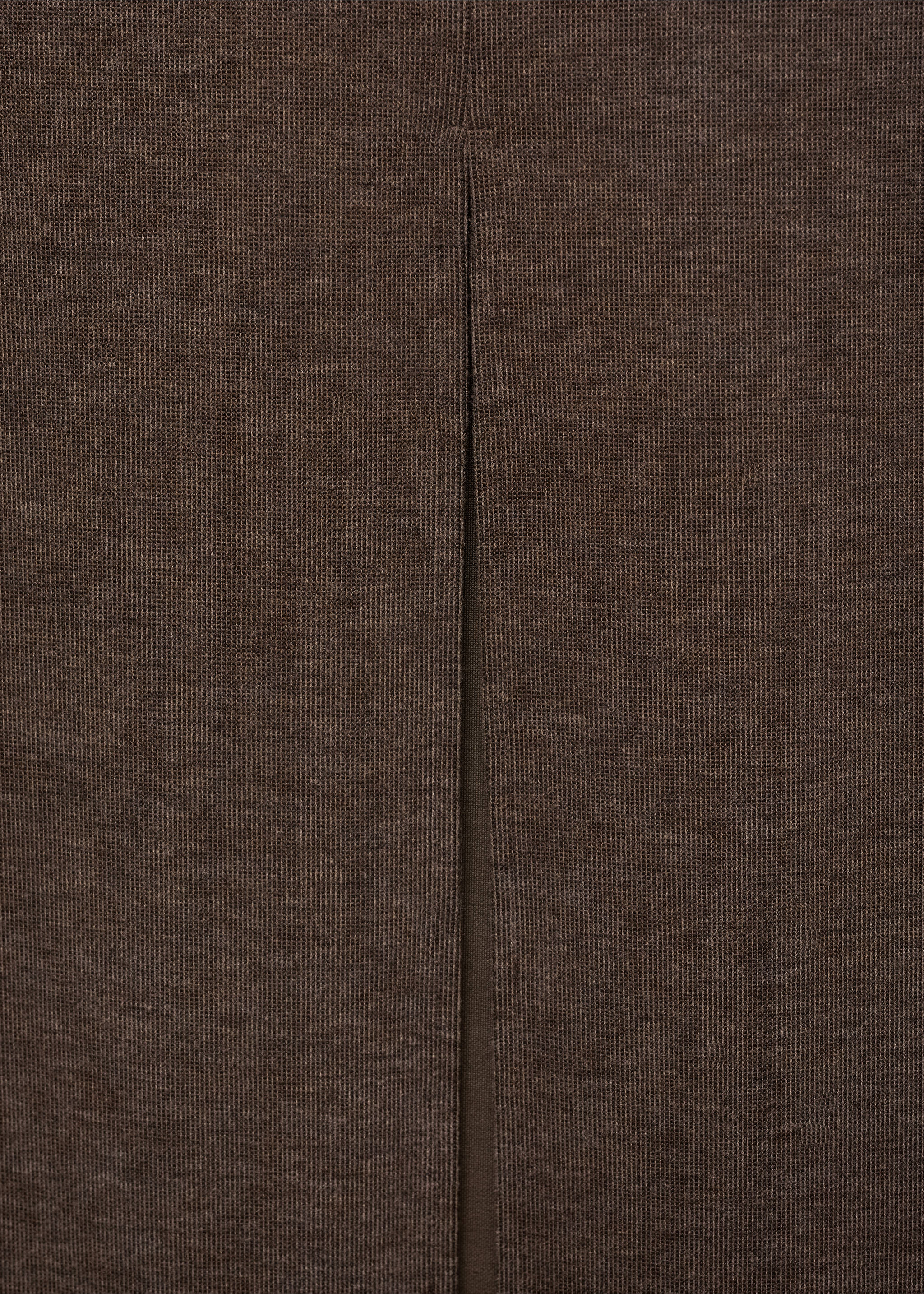 Kötött szoknya hasítással - A termék adatai 8, Barna. Ref: 87060456-00.