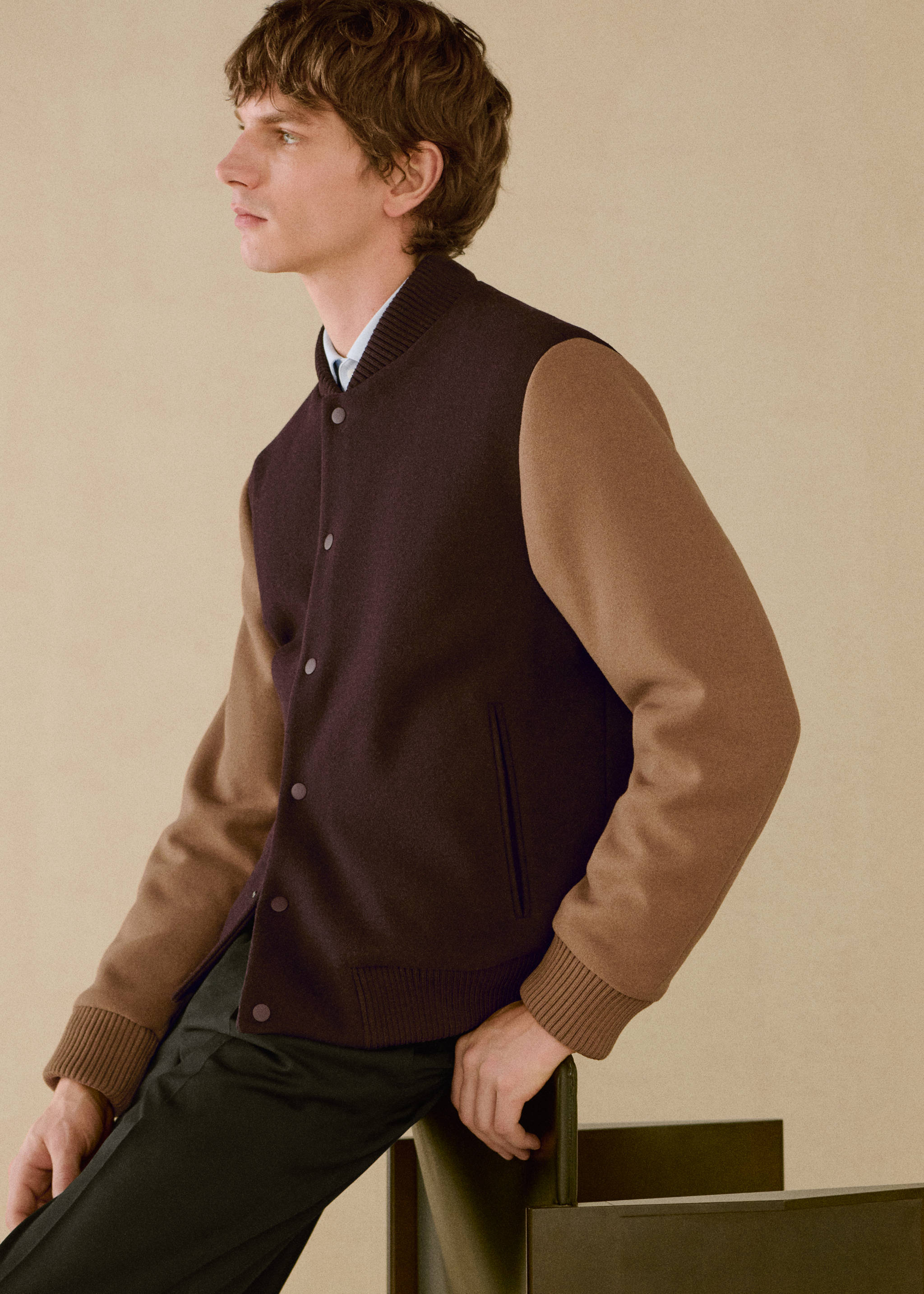 Blouson bomber bicolore - Détail de l'article 3