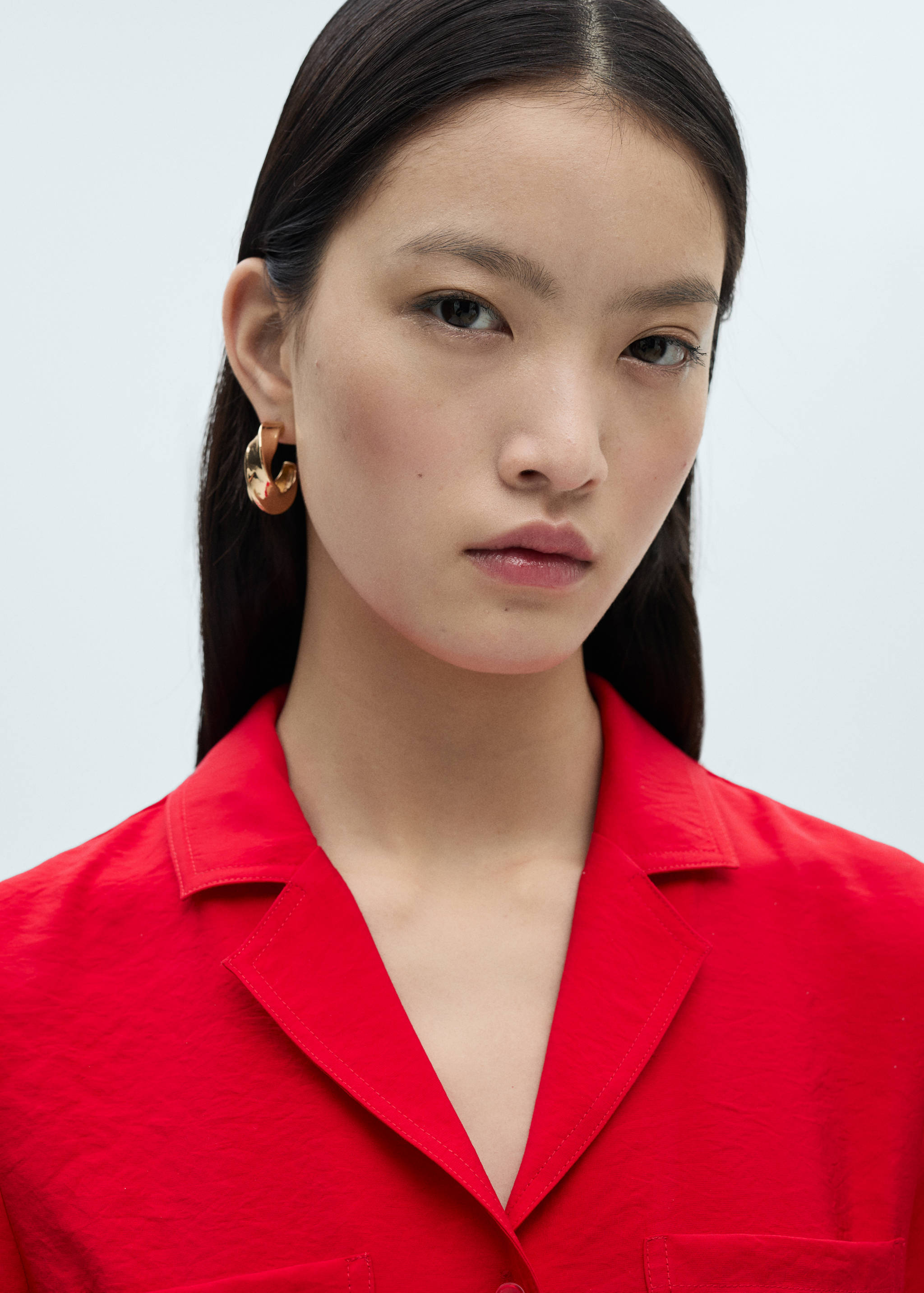 Pockets shirt dress - Details of the article 1