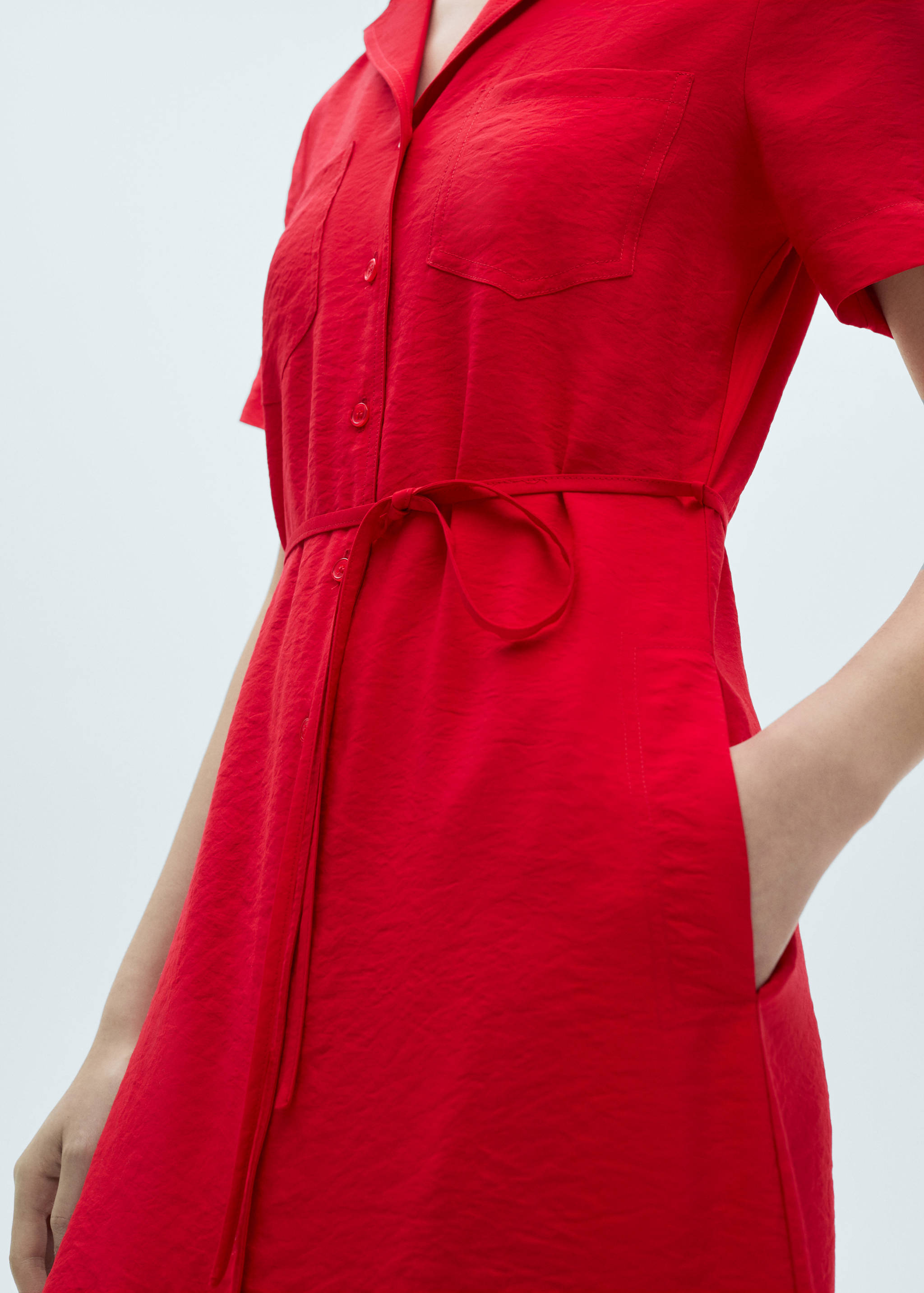 Pockets shirt dress - Details of the article 6