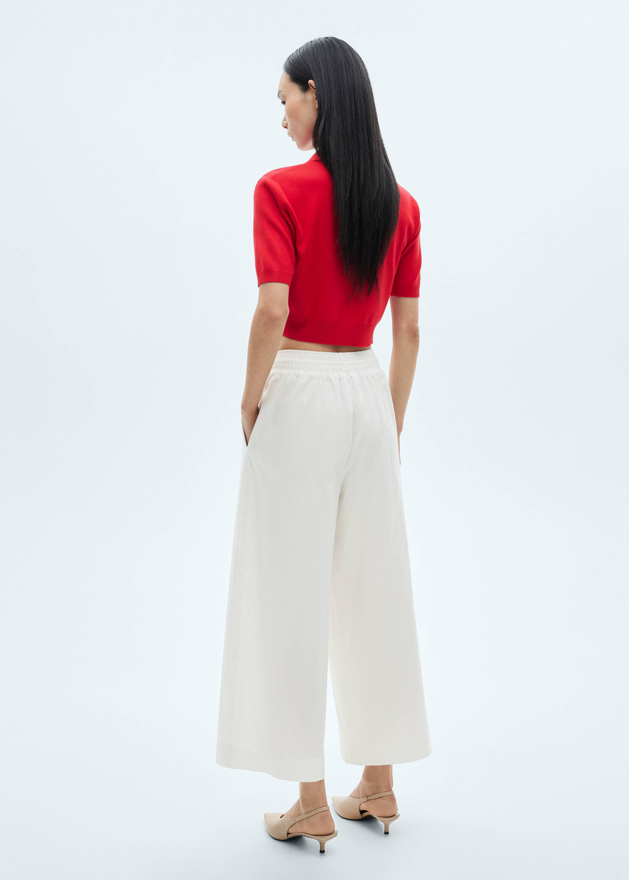 Culotte-Hose mit Taschen - Rückseite des Artikels