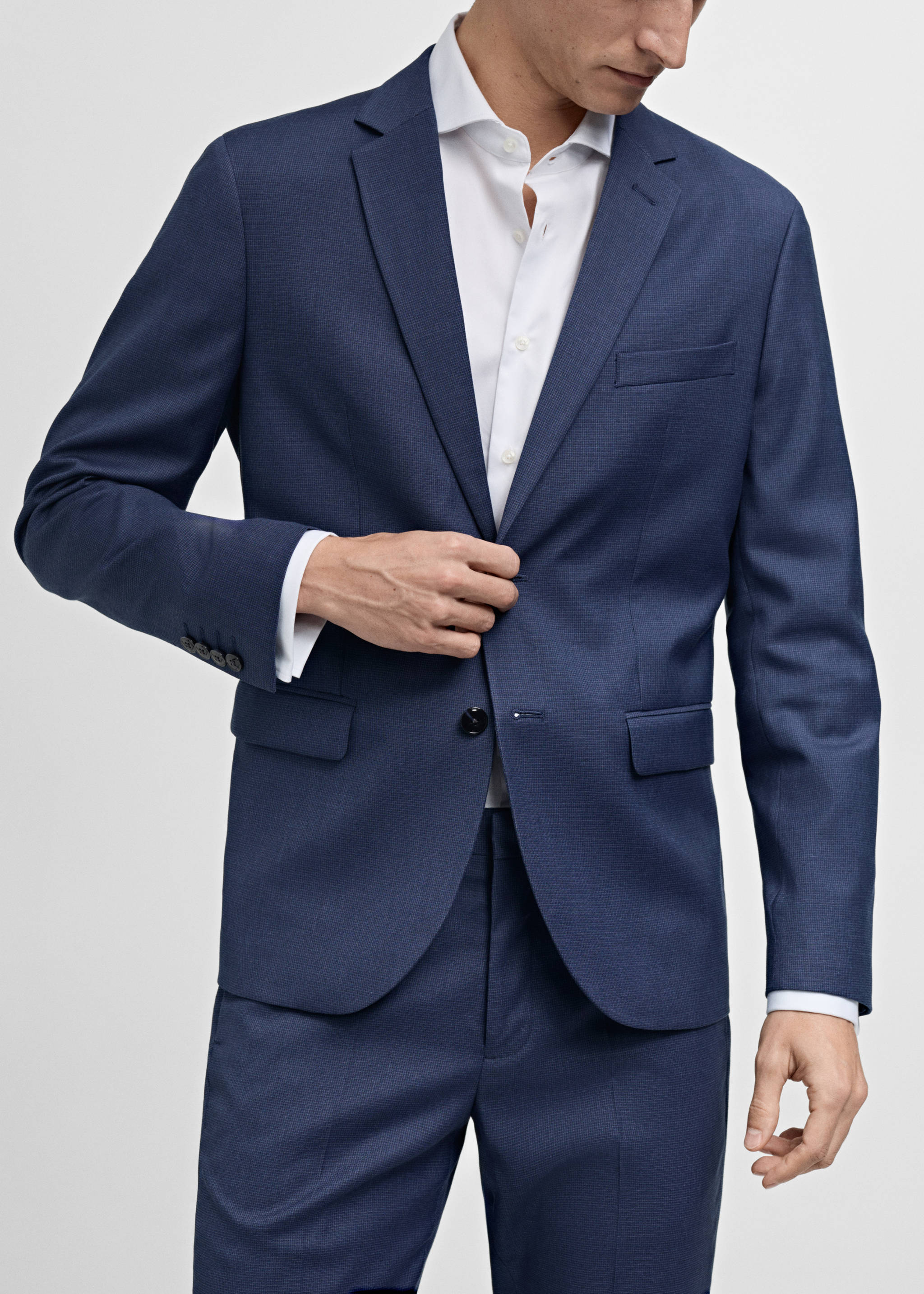 Super slim-fit suit jacket in stretch fabric - Details of the article 6