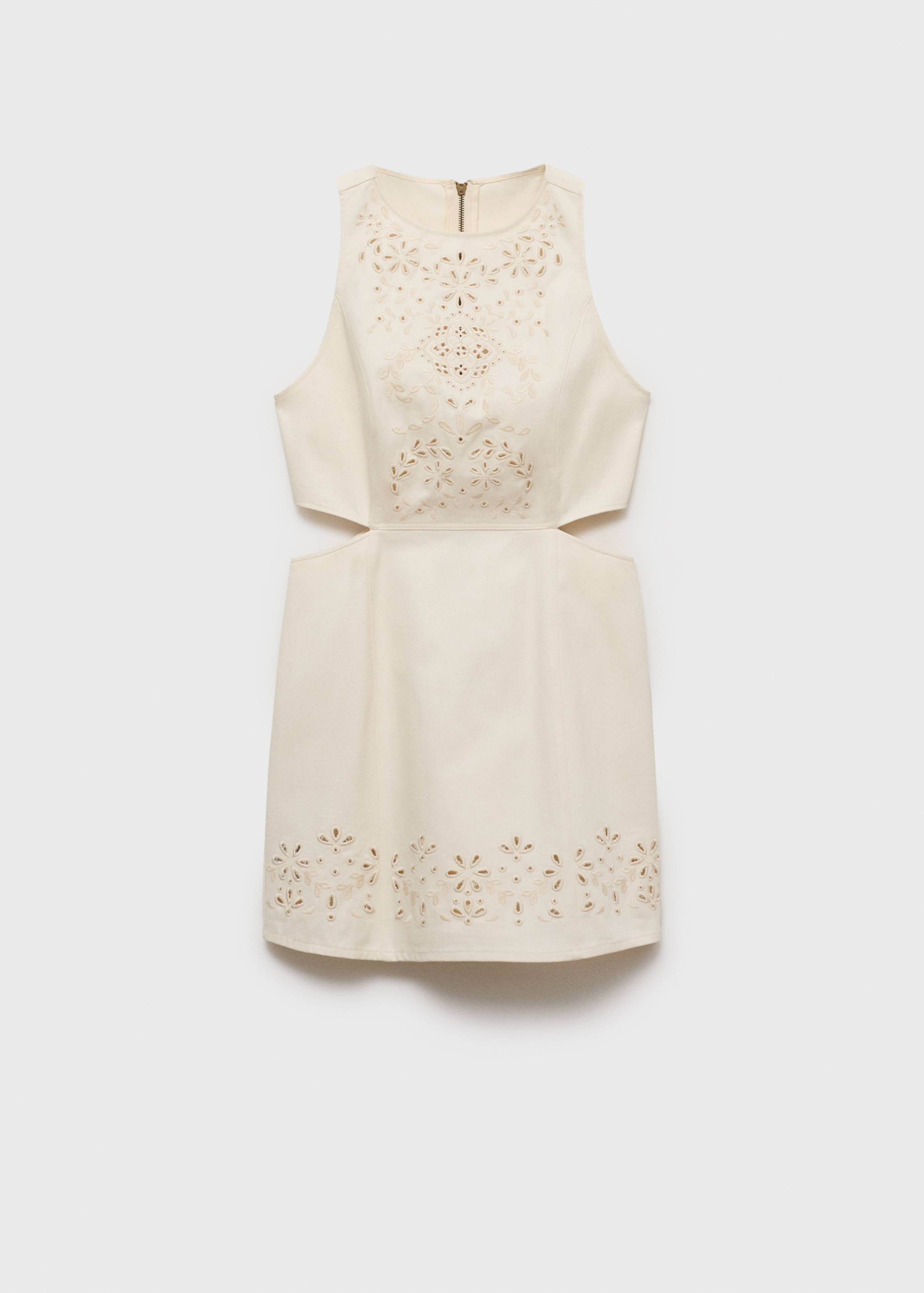 Dress with openwork details and openings - Article without model