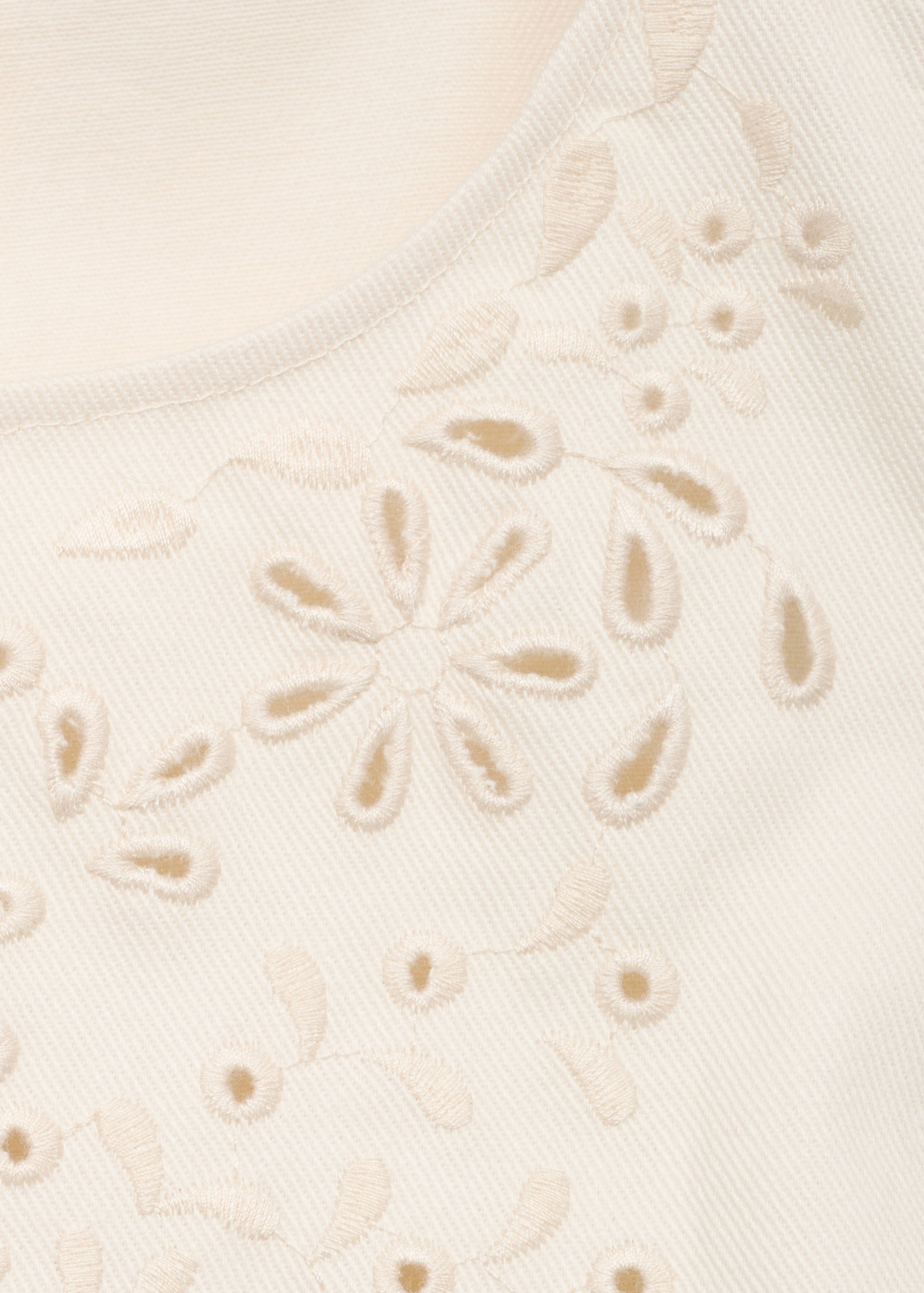 Dress with openwork details and openings - Details of the article 8