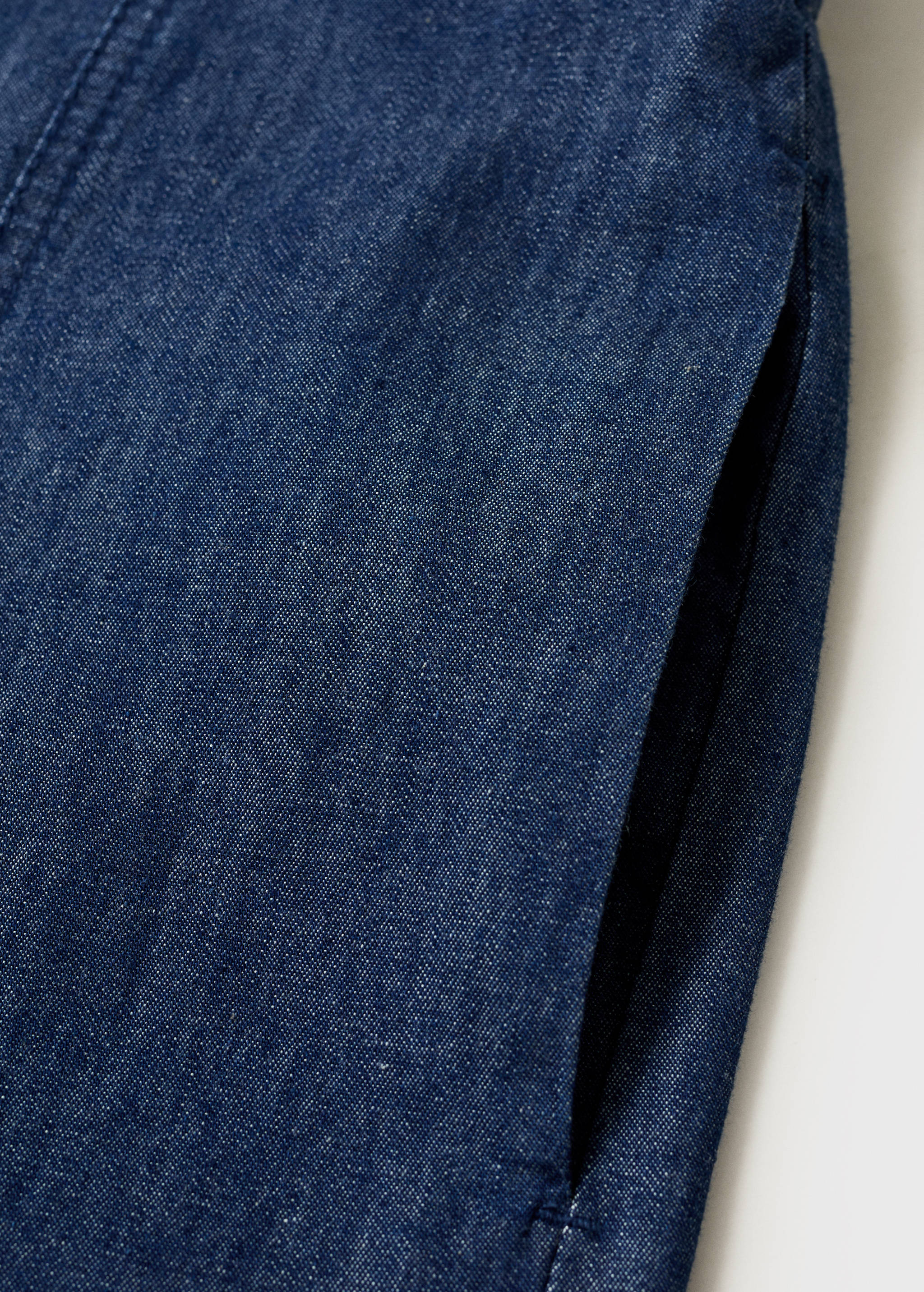 Pantaloni culotte effetto denim - Dettaglio dell'articolo 0