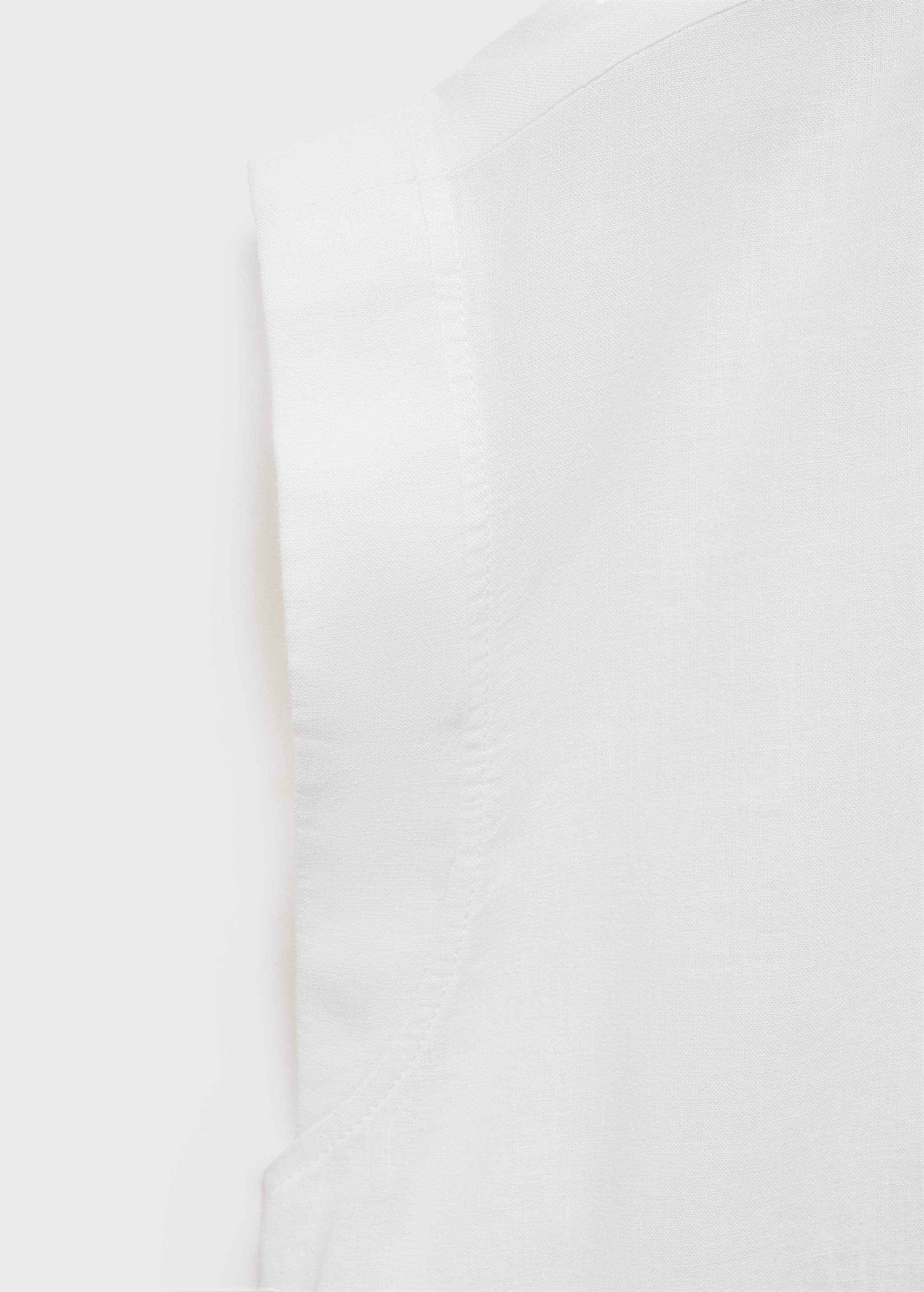 Flowing linen blouse - Details of the article 0