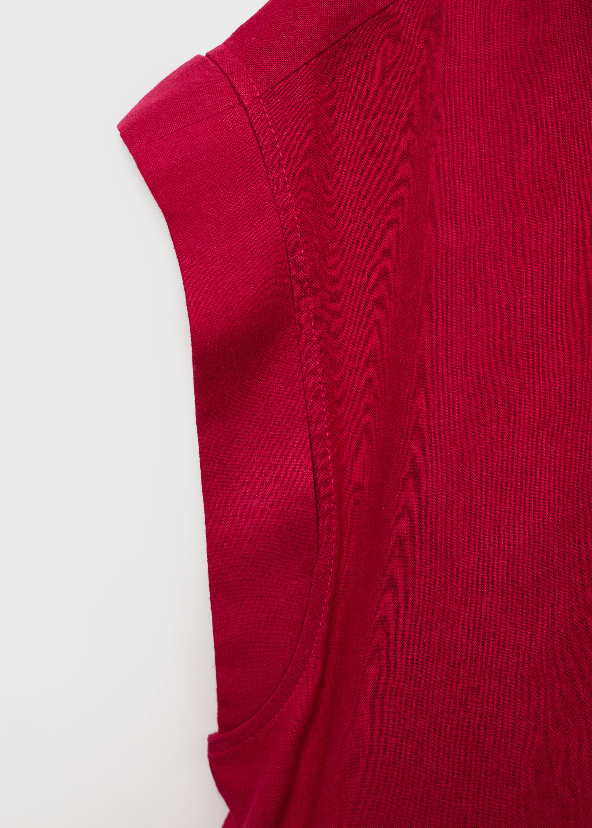 Flowing linen blouse - Details of the article 0