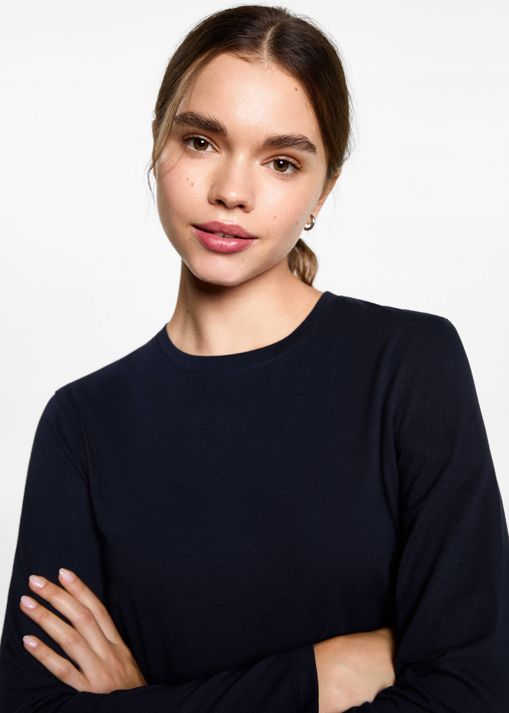 T-shirt fronces décoratives - Détail de l'article 1