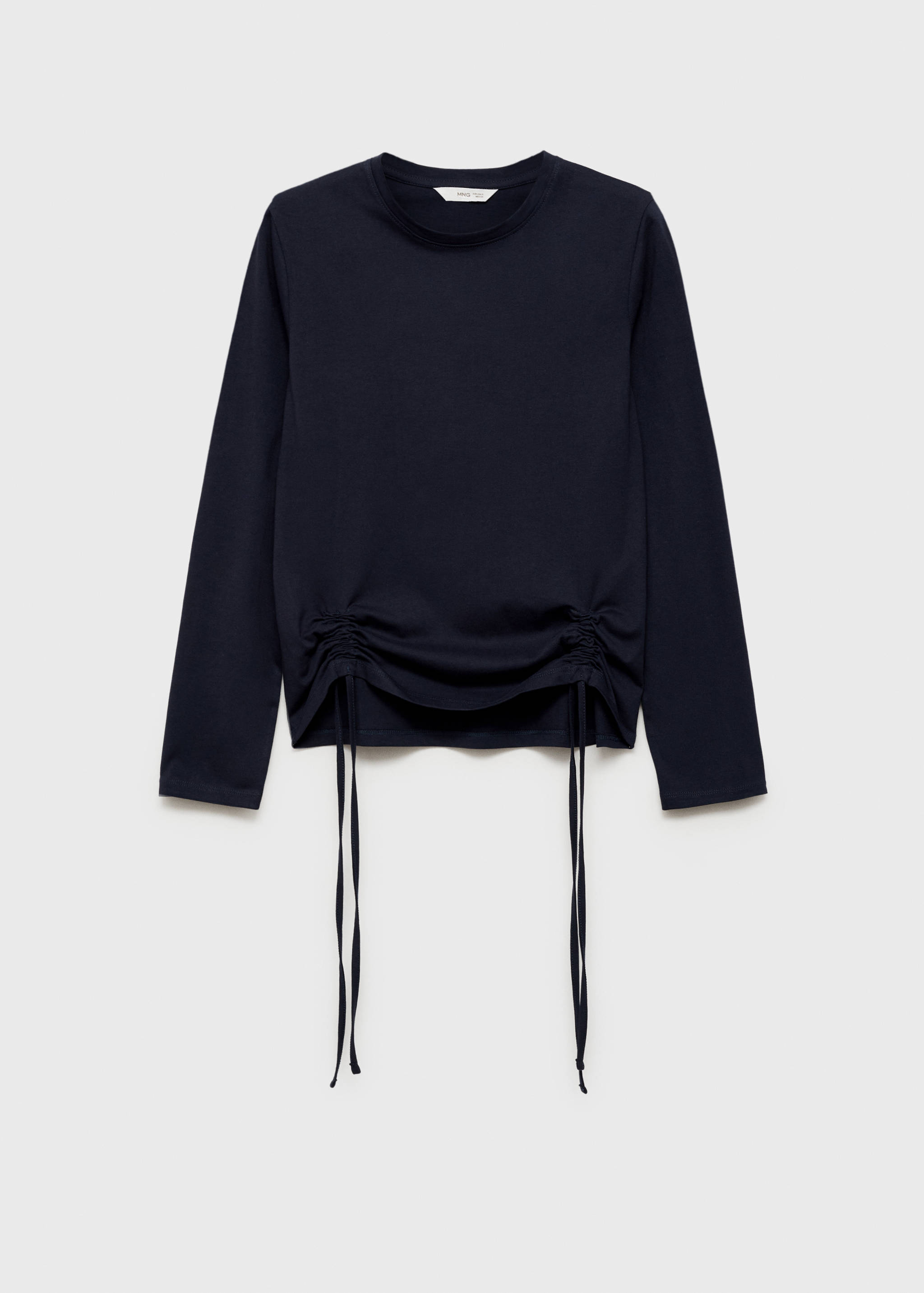 T-shirt fronces décoratives - Article sans modèle